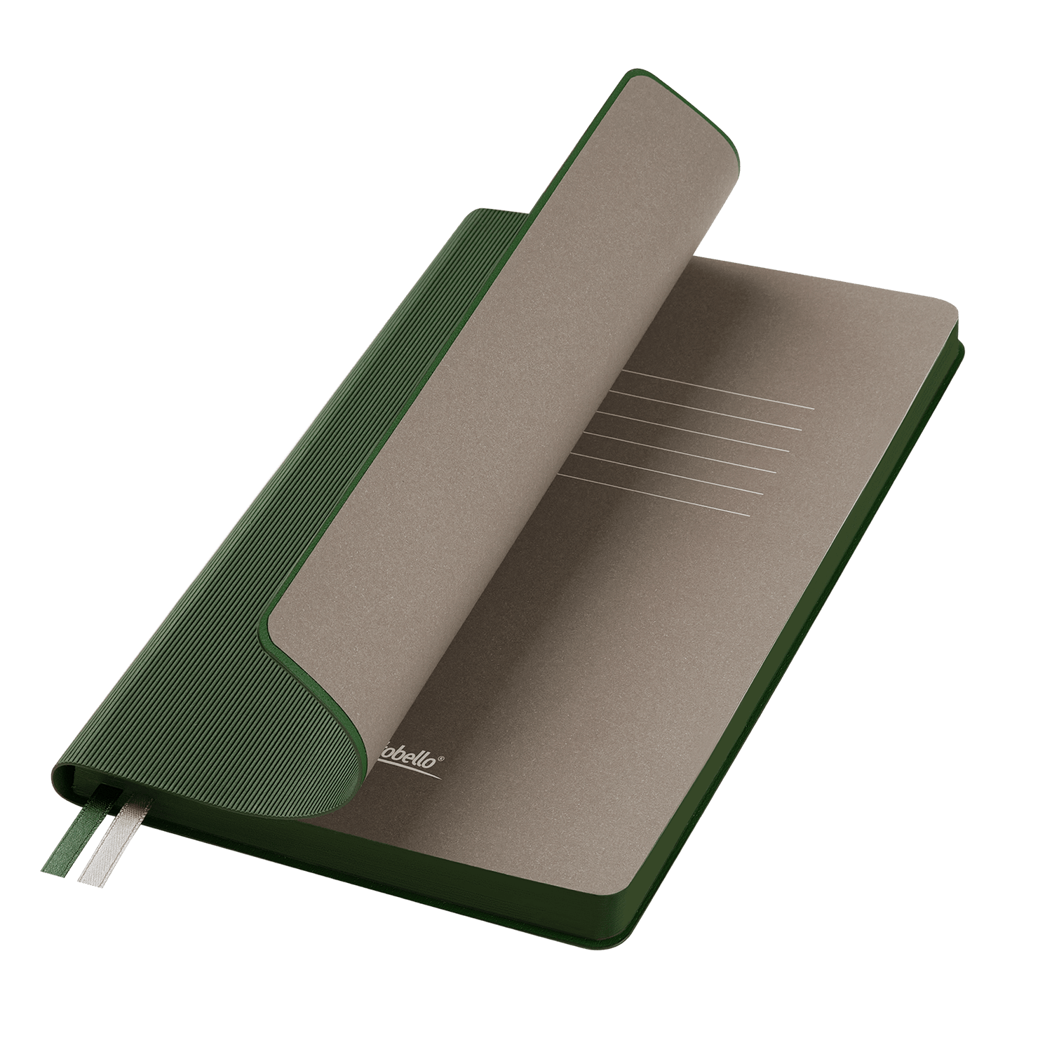 Ежедневник Рейн (Rain) недатированный, зеленый