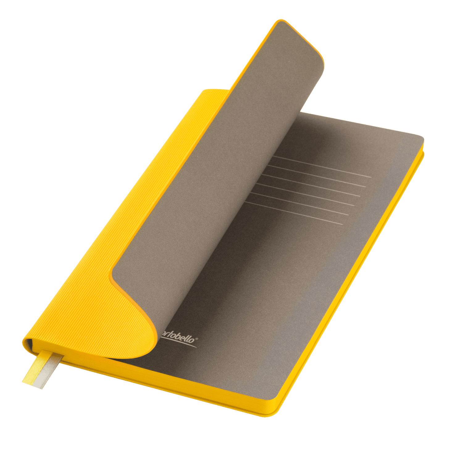 Ежедневник Рейн (Rain) недатированный, желтый (без упаковки, без стикера)