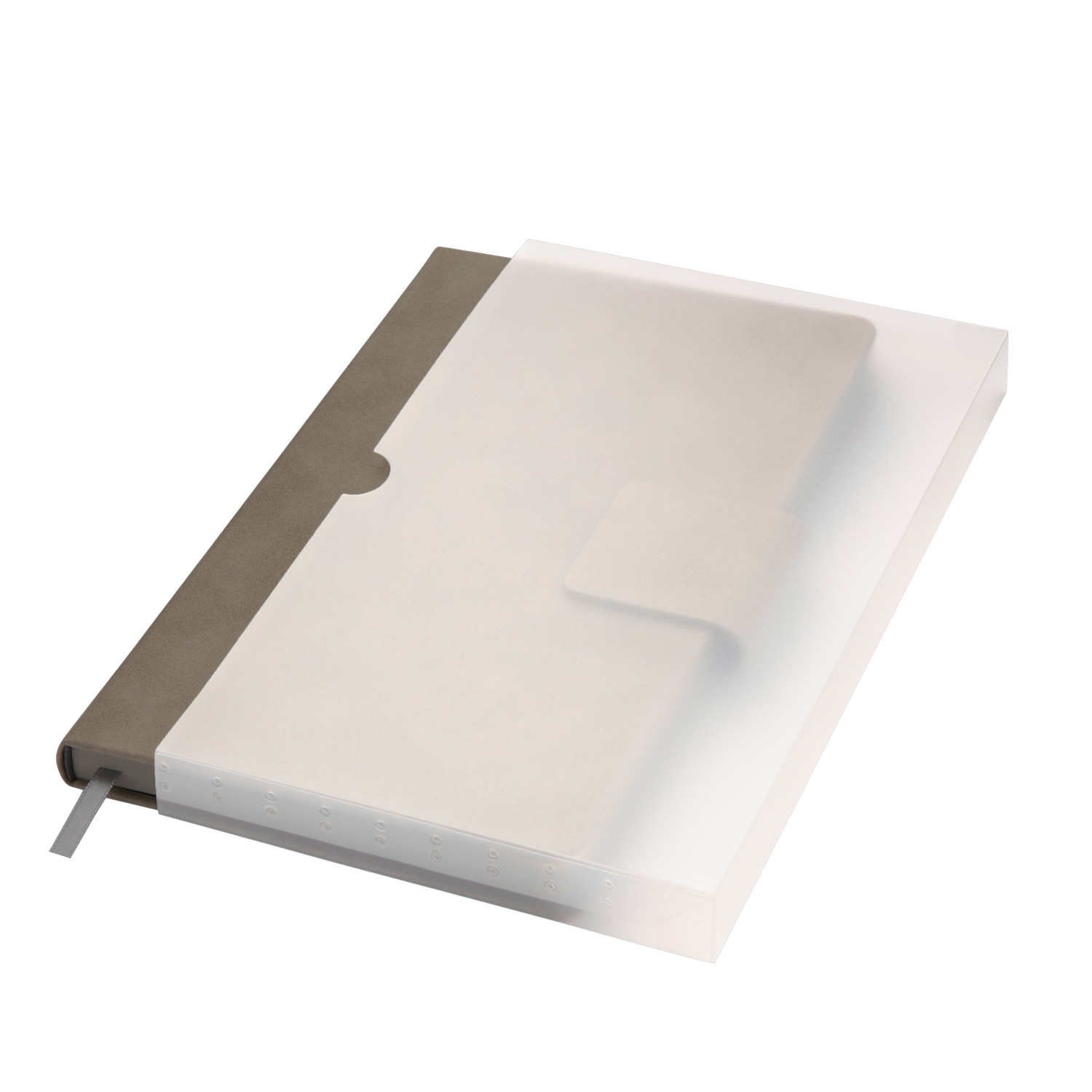 Ежедневник Риц (Ritz) недатированный, бежевый, твердая обложка