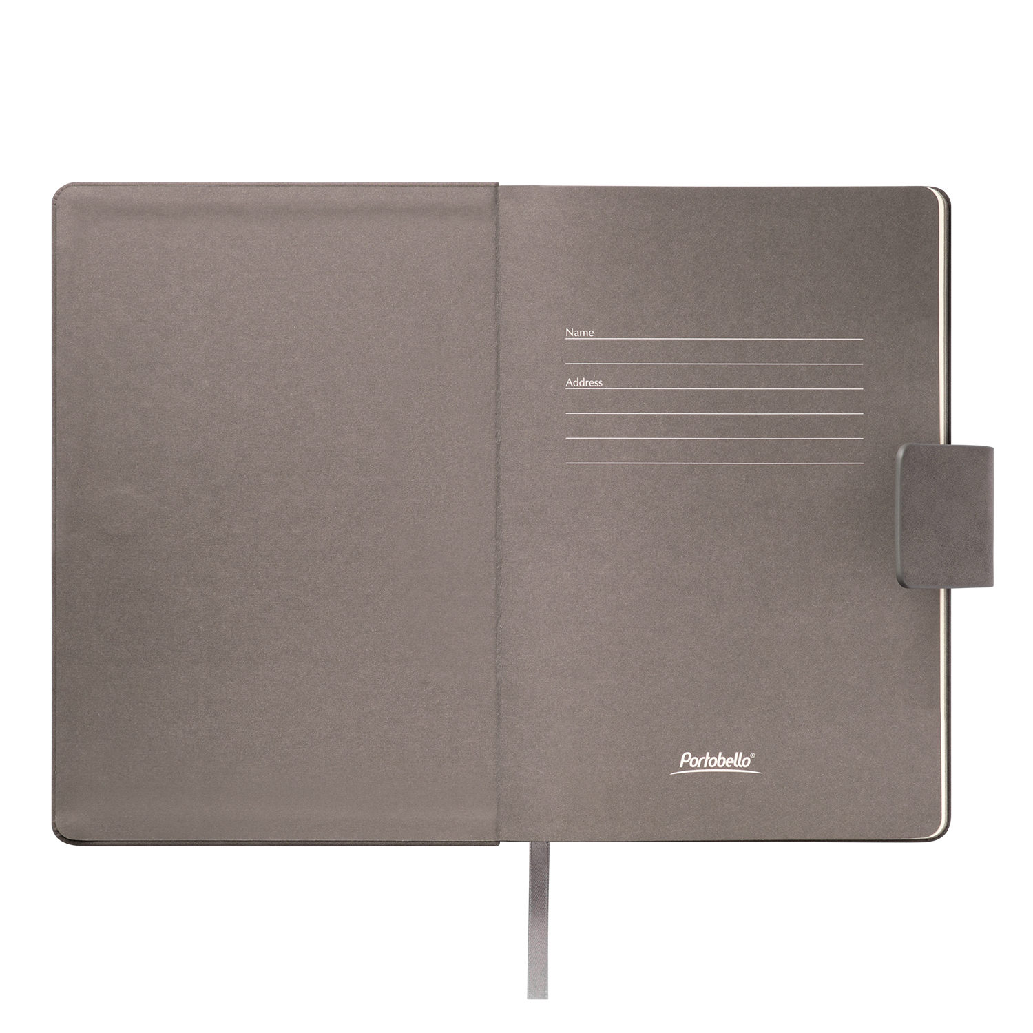 Ежедневник Риц (Ritz) недатированный, серый, твердая обложка