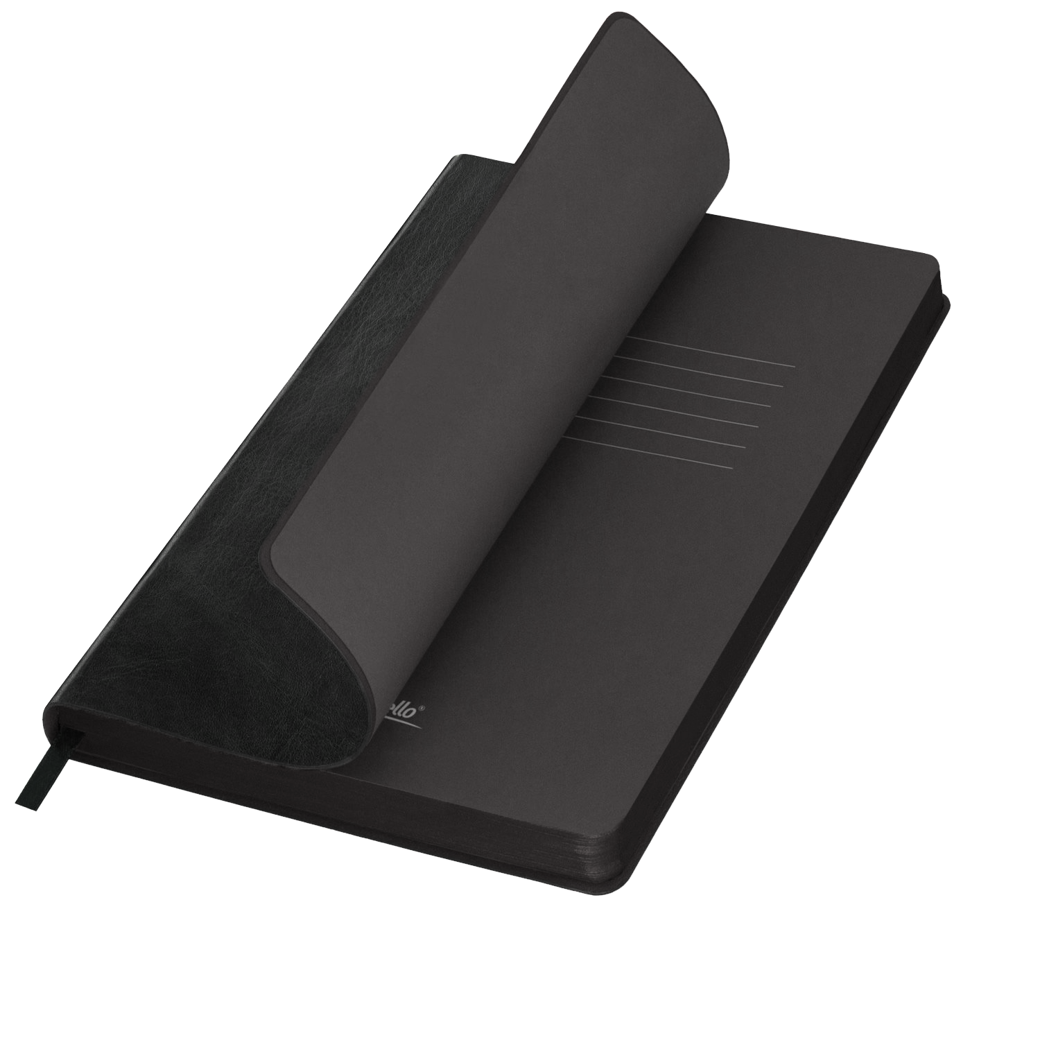 Ежедневник Ривер Сайд (River side) недатированный, черный (без упаковки, без стикера)