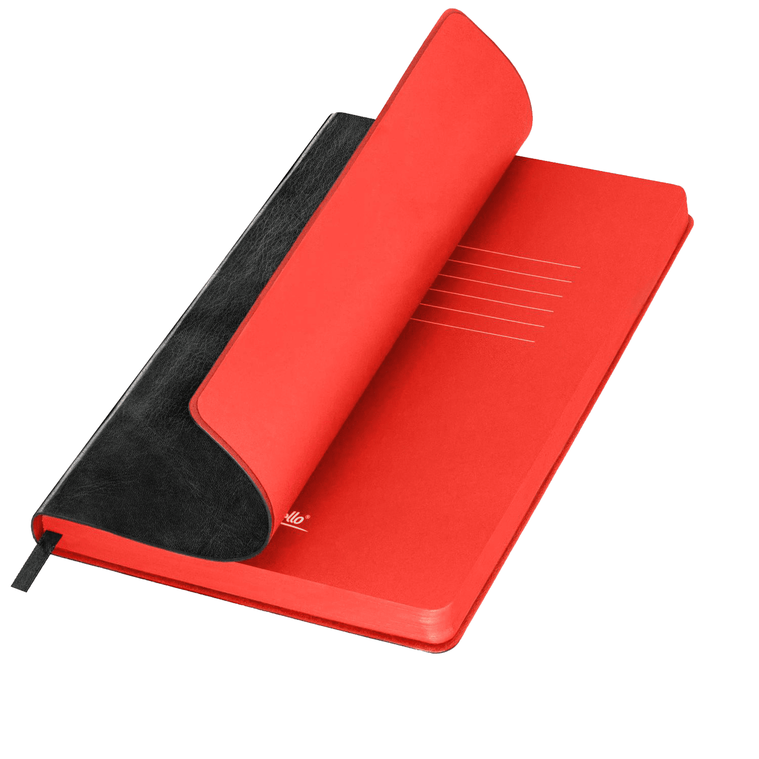 Ежедневник Ривер Сайд (River side) недатированный, черный/красный (без упаковки, без стикера)