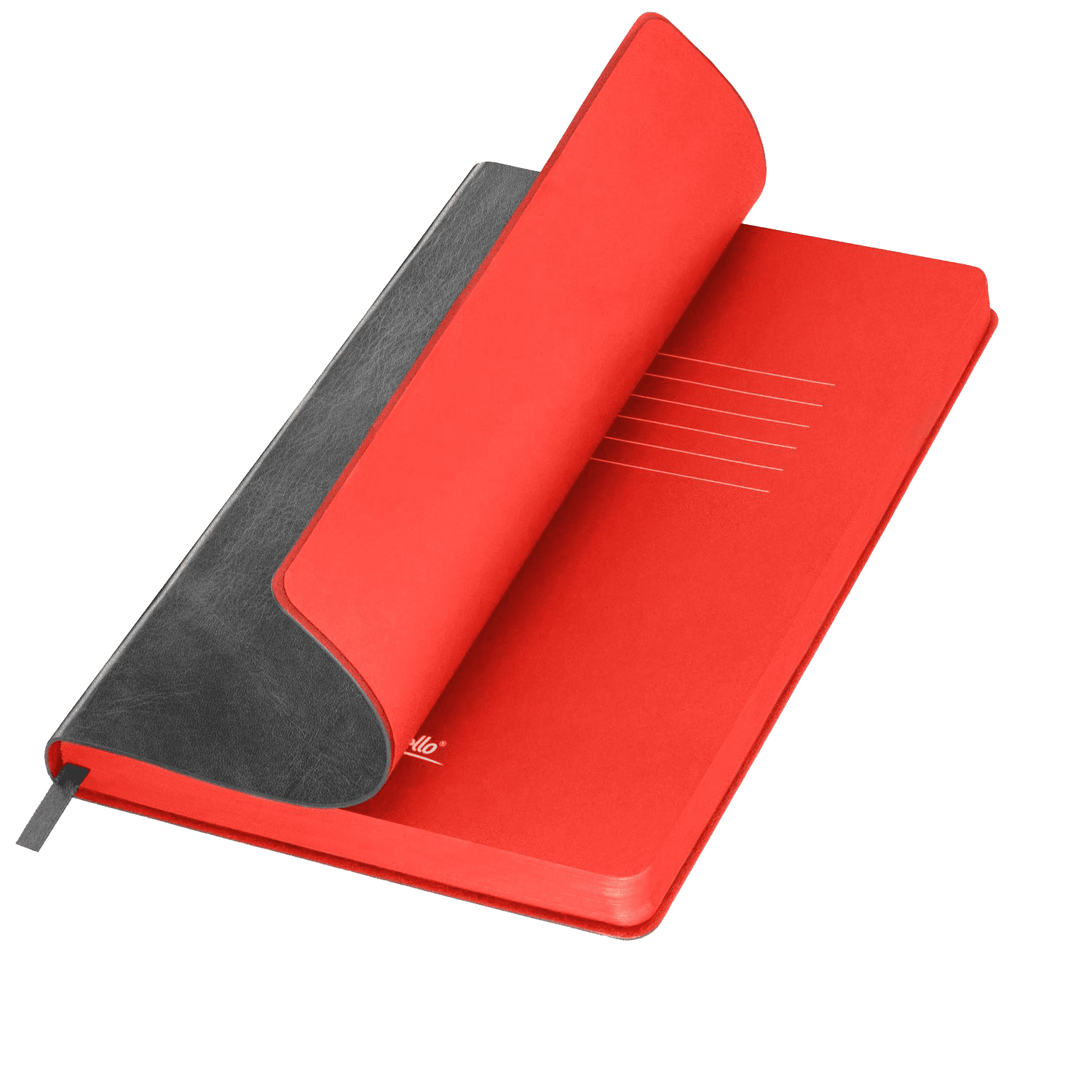 Ежедневник Ривер Сайд (River side) недатированный, серый/красный (без упаковки, без стикера)