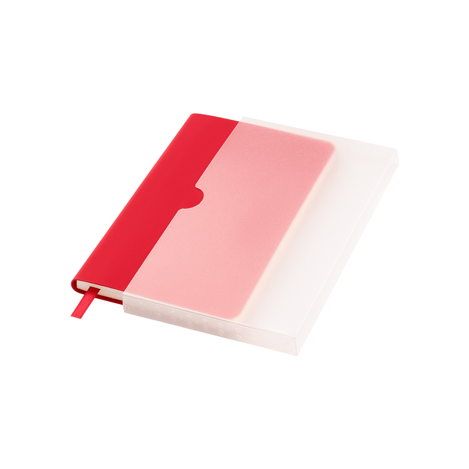 Ежедневник Спарк мини (Spark mini) A6 недатированный, красный