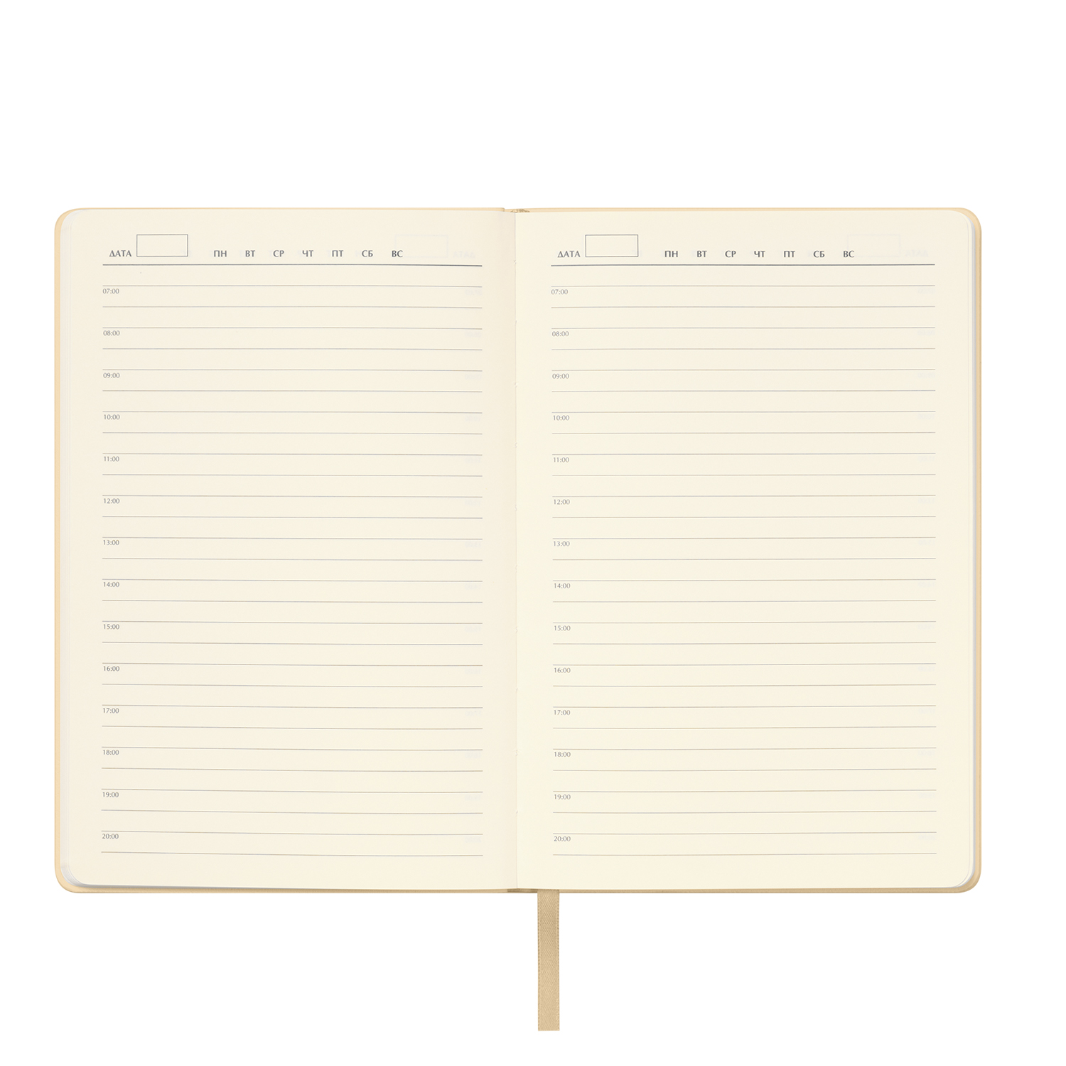 Ежедневник Спарк (Spark) недатированный, белое золото (с упаковкой, со стикерами)