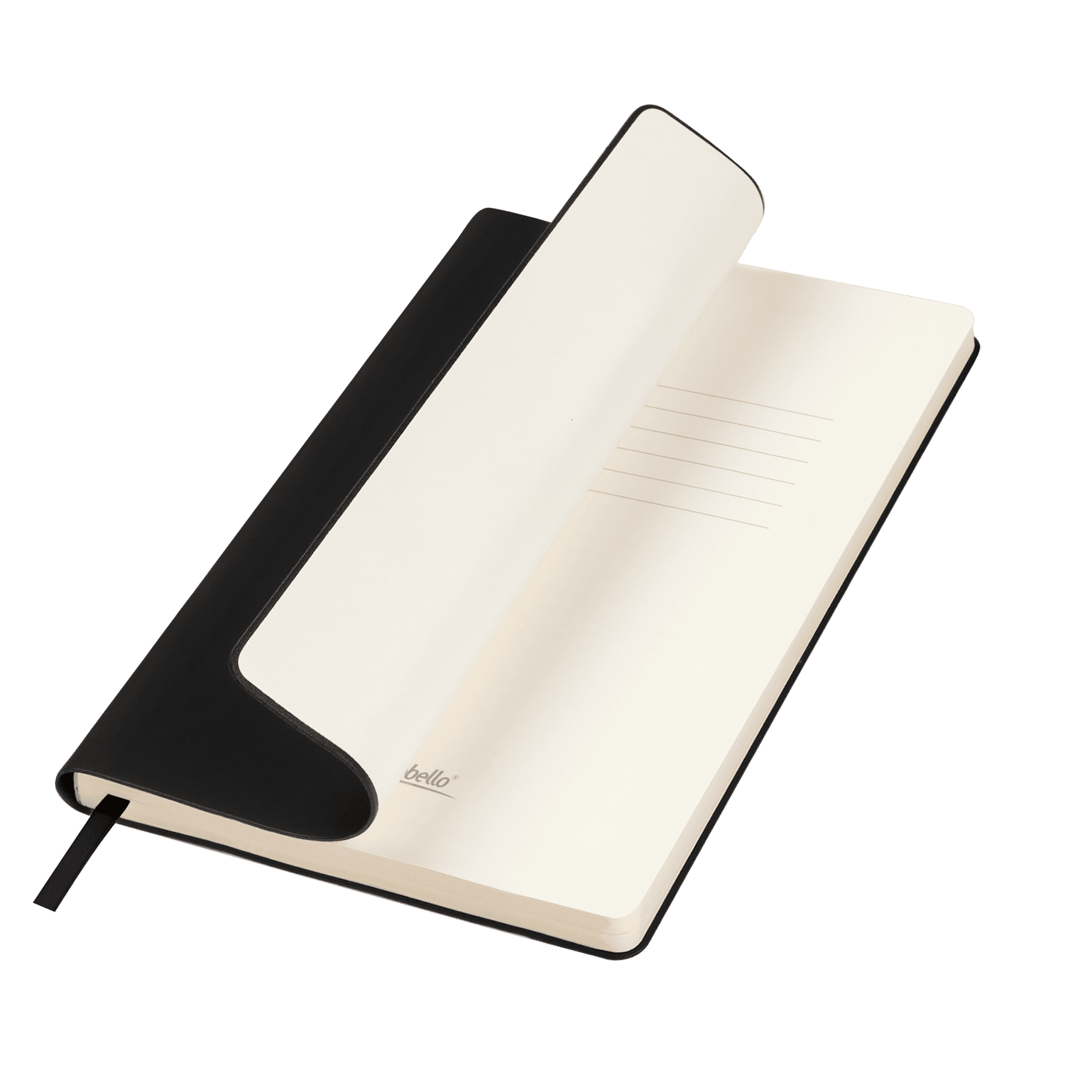 Ежедневник Спарк (Spark) недатированный, черный (с упаковкой, со стикерами)