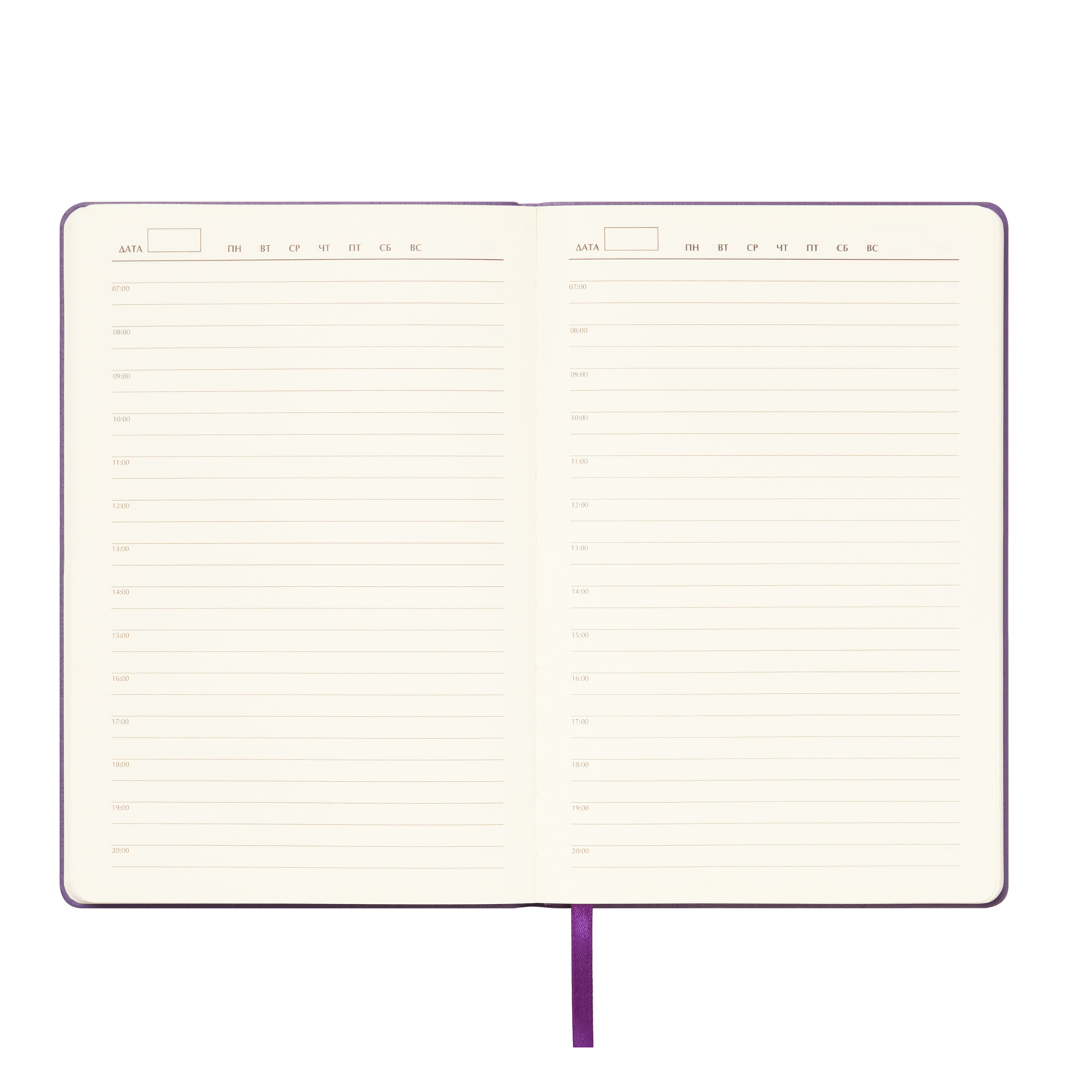 Ежедневник Спарк (Spark) недатированный, фиолетовый (без упаковки, без стикера)