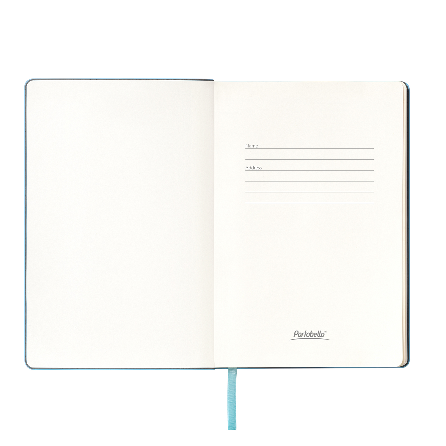 Ежедневник Спарк (Spark) недатированный, лазурный (без упаковки, без стикера, с серой подложкой)