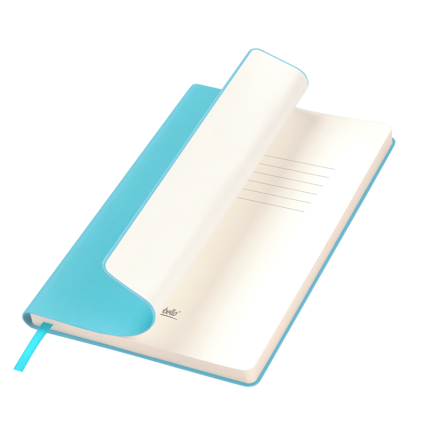 Ежедневник Спарк (Spark) недатированный, лазурный (с упаковкой, со стикерами)