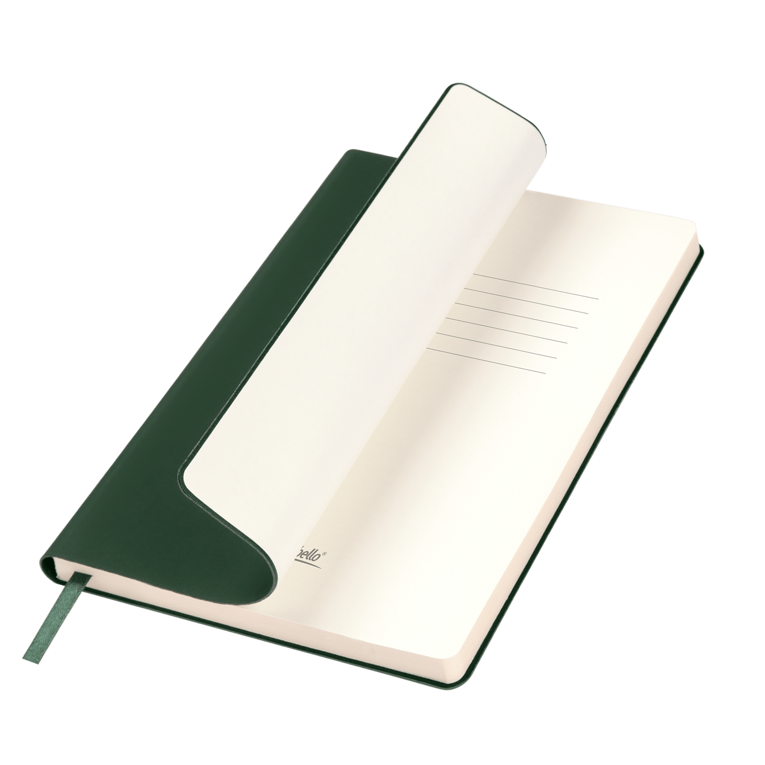 Ежедневник Спарк (Spark) недатированный, зеленый (без упаковки, без стикера)