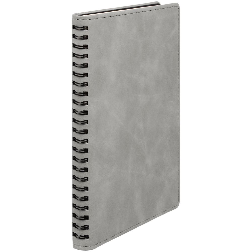 Ежедневник Spring Urban на заказ, недатированный, серый