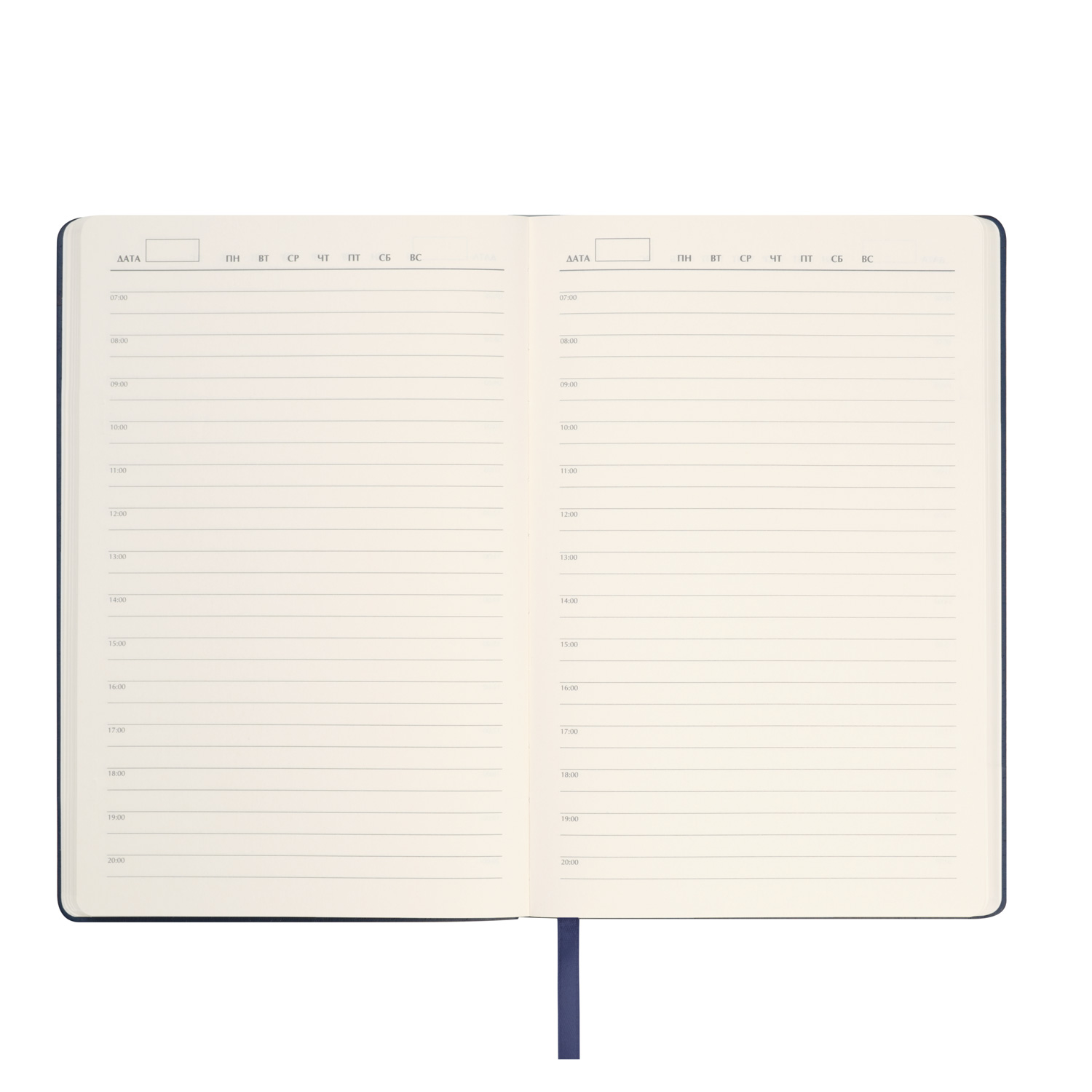 Ежедневник Стар (Star) недатированный, синий (без упаковки, без стикера)