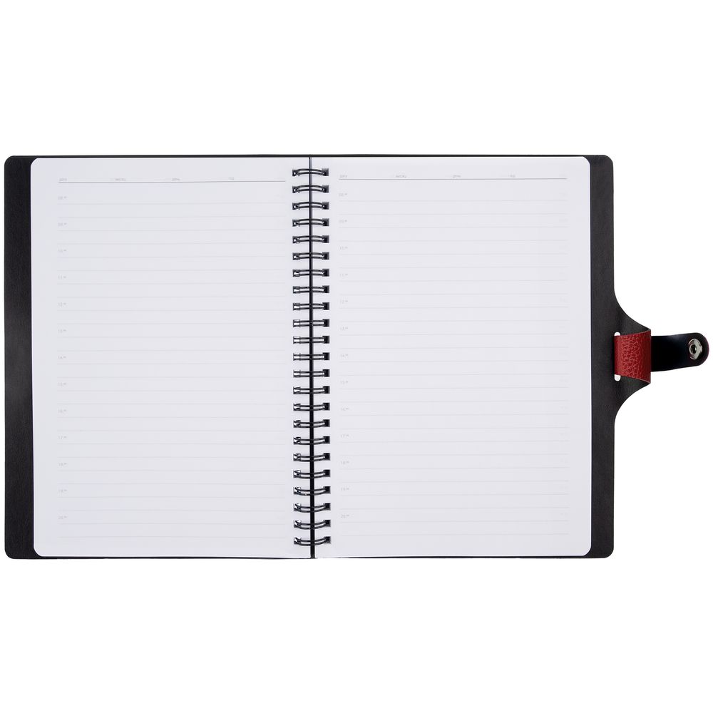 Ежедневник Strep Front на заказ, недатированный, красный