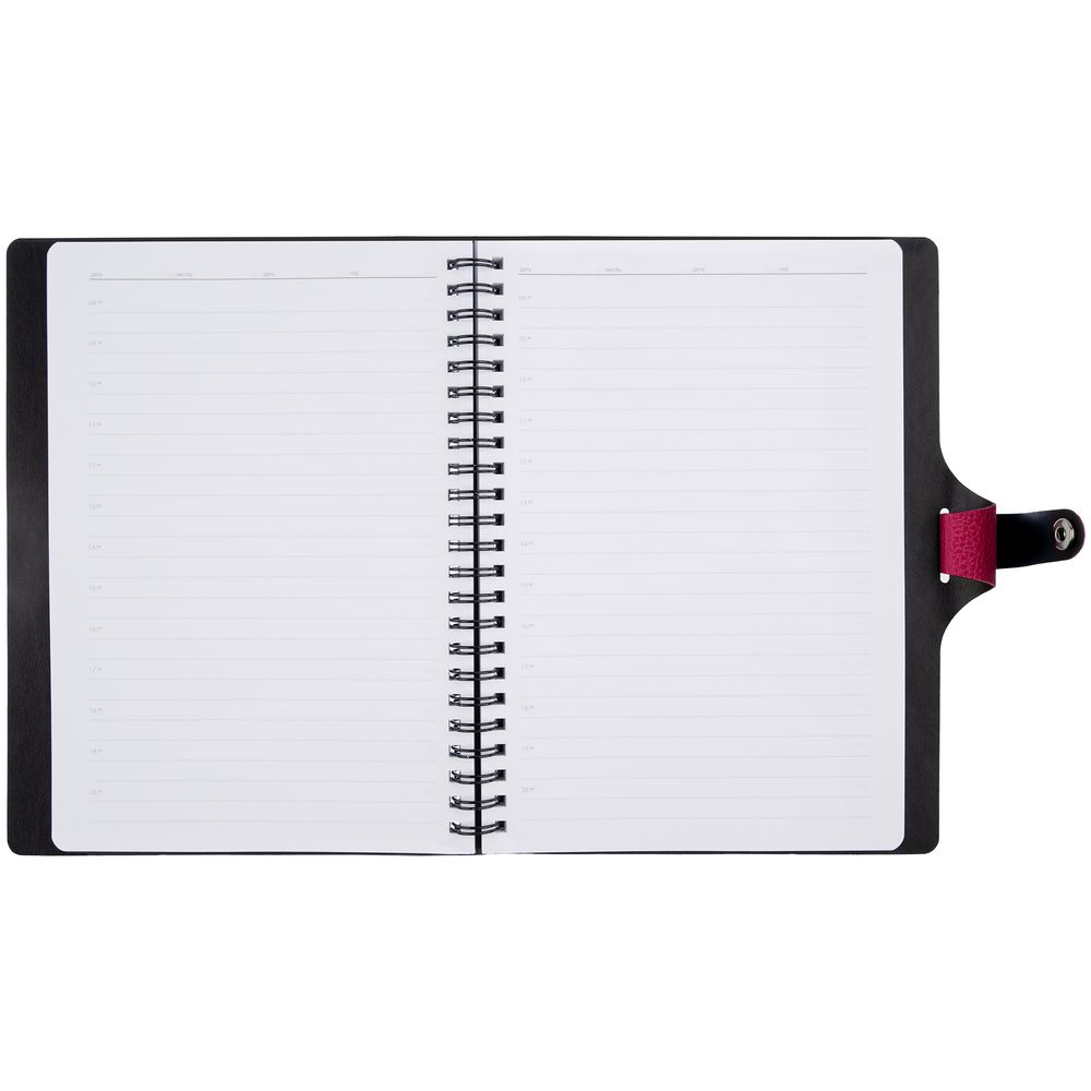 Ежедневник Strep Front на заказ, недатированный, малиновый