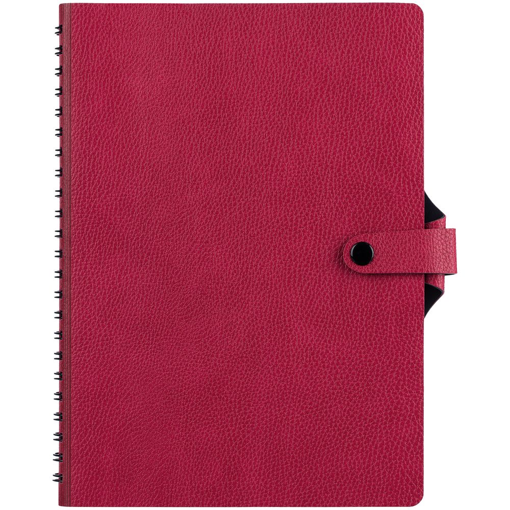 Ежедневник Strep Front на заказ, недатированный, малиновый
