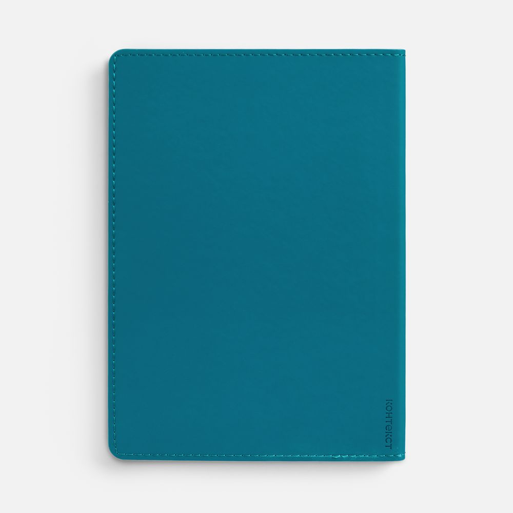 Ежедневник Tact, недатированный, бирюзовый