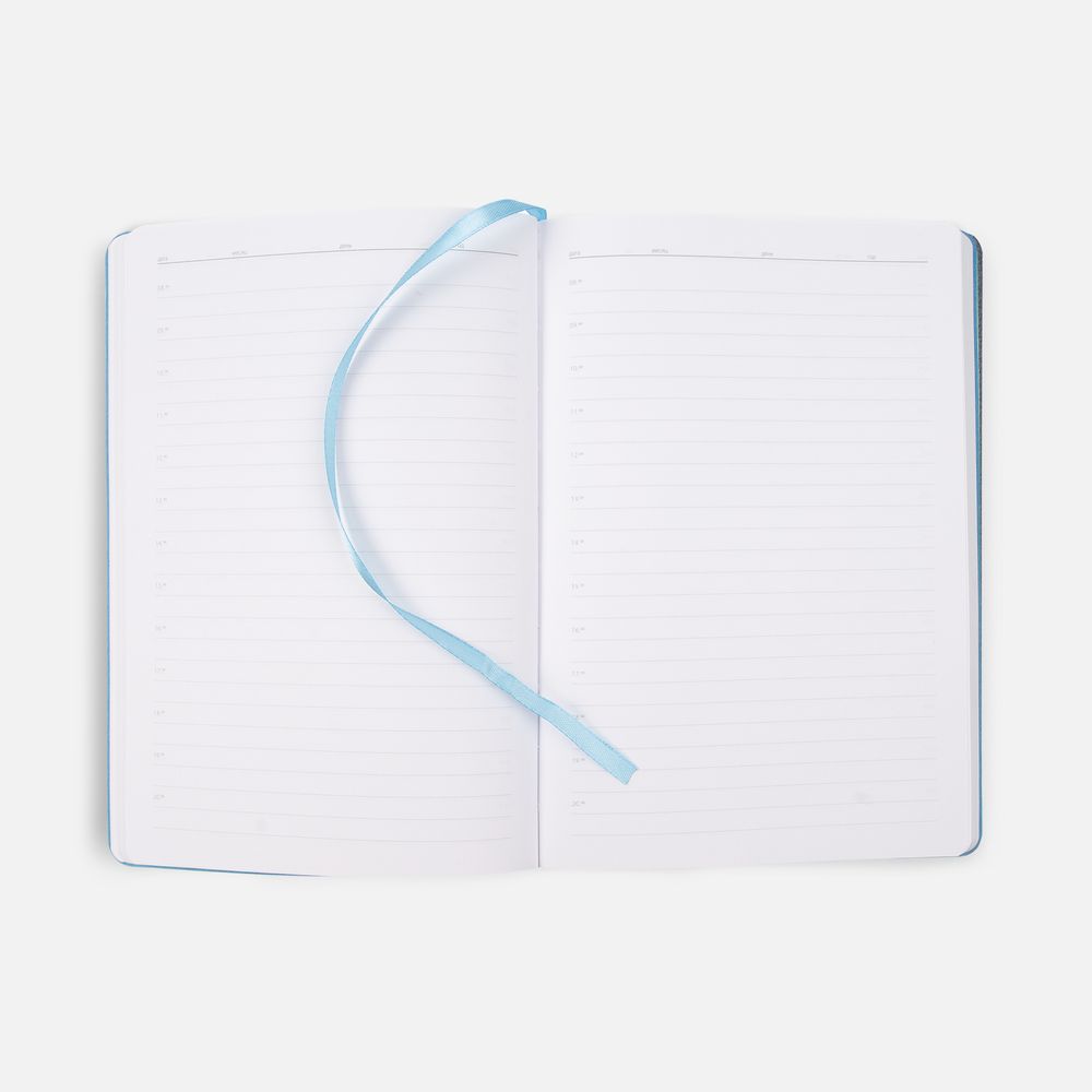 Ежедневник Tact, недатированный, голубой