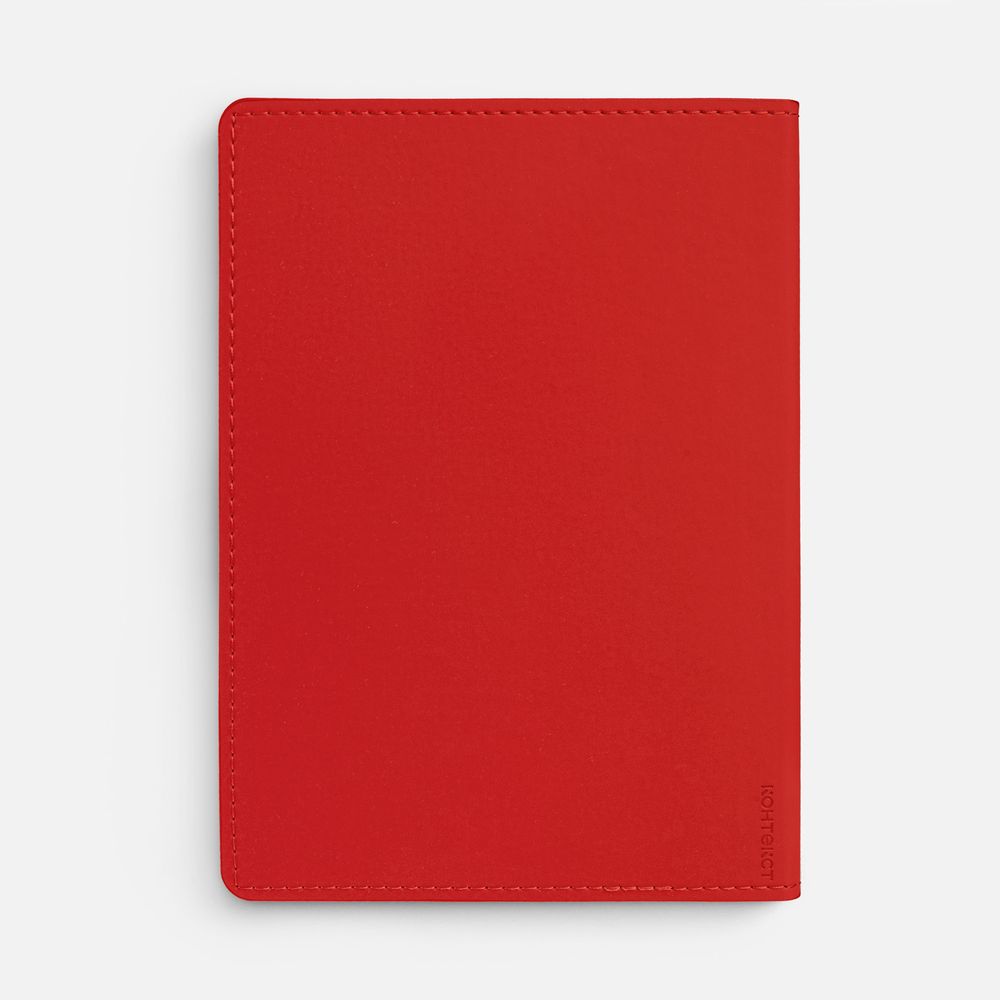 Ежедневник Tact, недатированный, красный