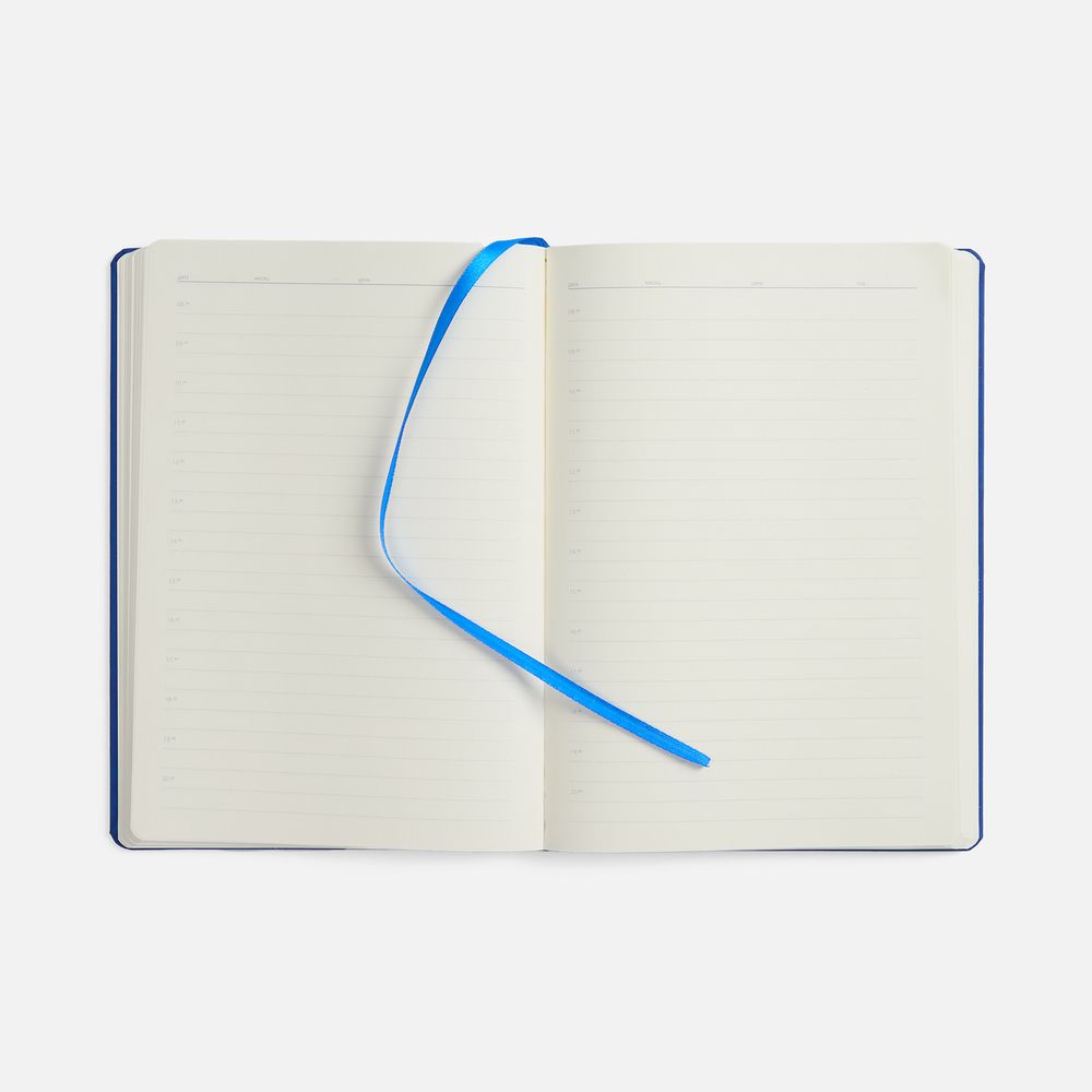 Ежедневник Urban Hard, недатированный, ярко-синий