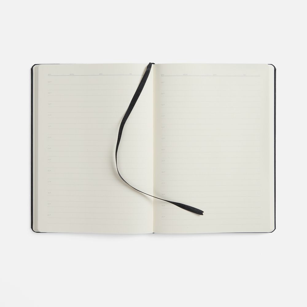 Ежедневник Urban Metal, недатированный, черный