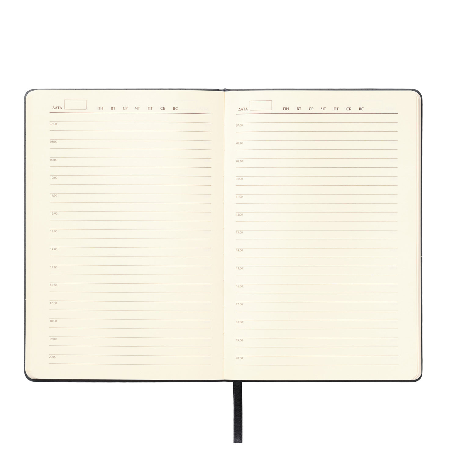 Ежедневник Верона (Verona) недатированный, черный