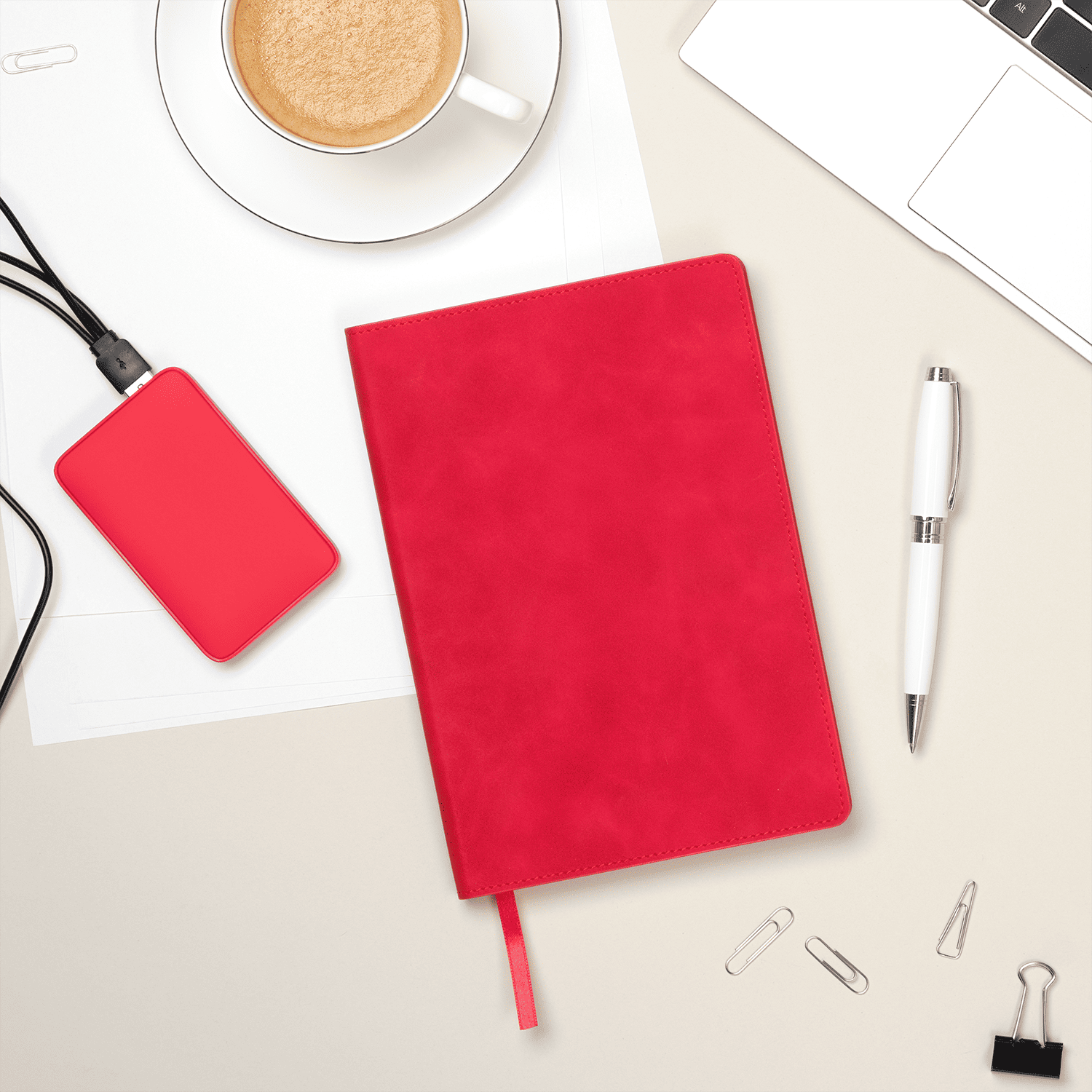 Ежедневник Верона (Verona) недатированный, красный