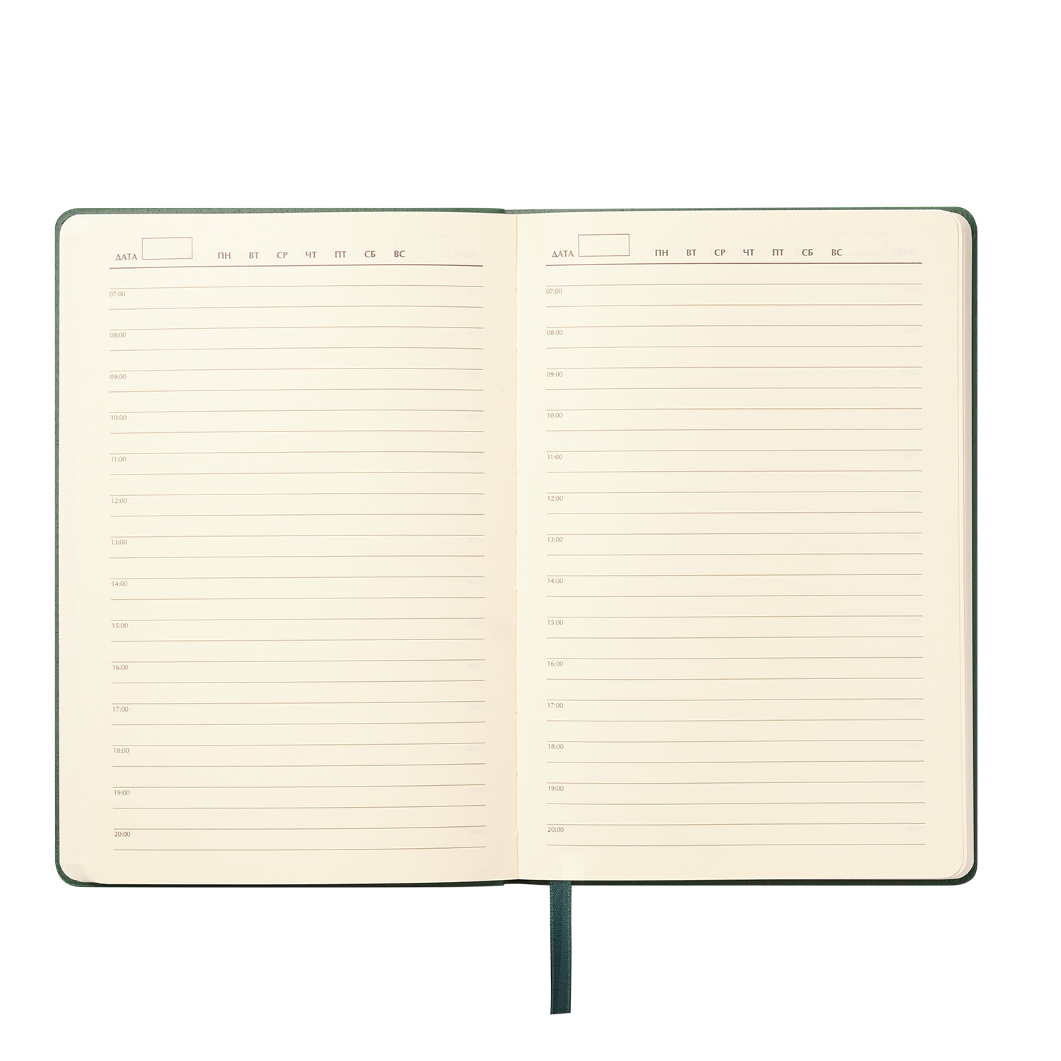 Ежедневник Верона (Verona) недатированный, зеленый