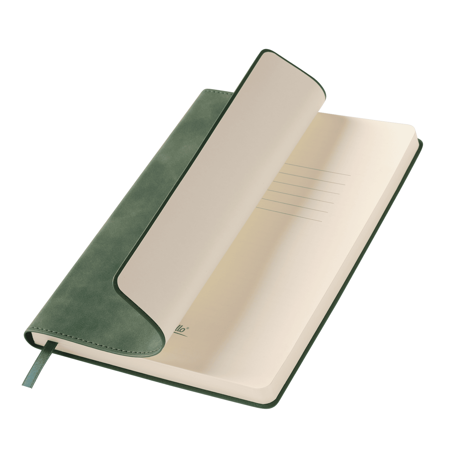 Ежедневник Верона (Verona) недатированный, зеленый (без упаковки, без стикера)