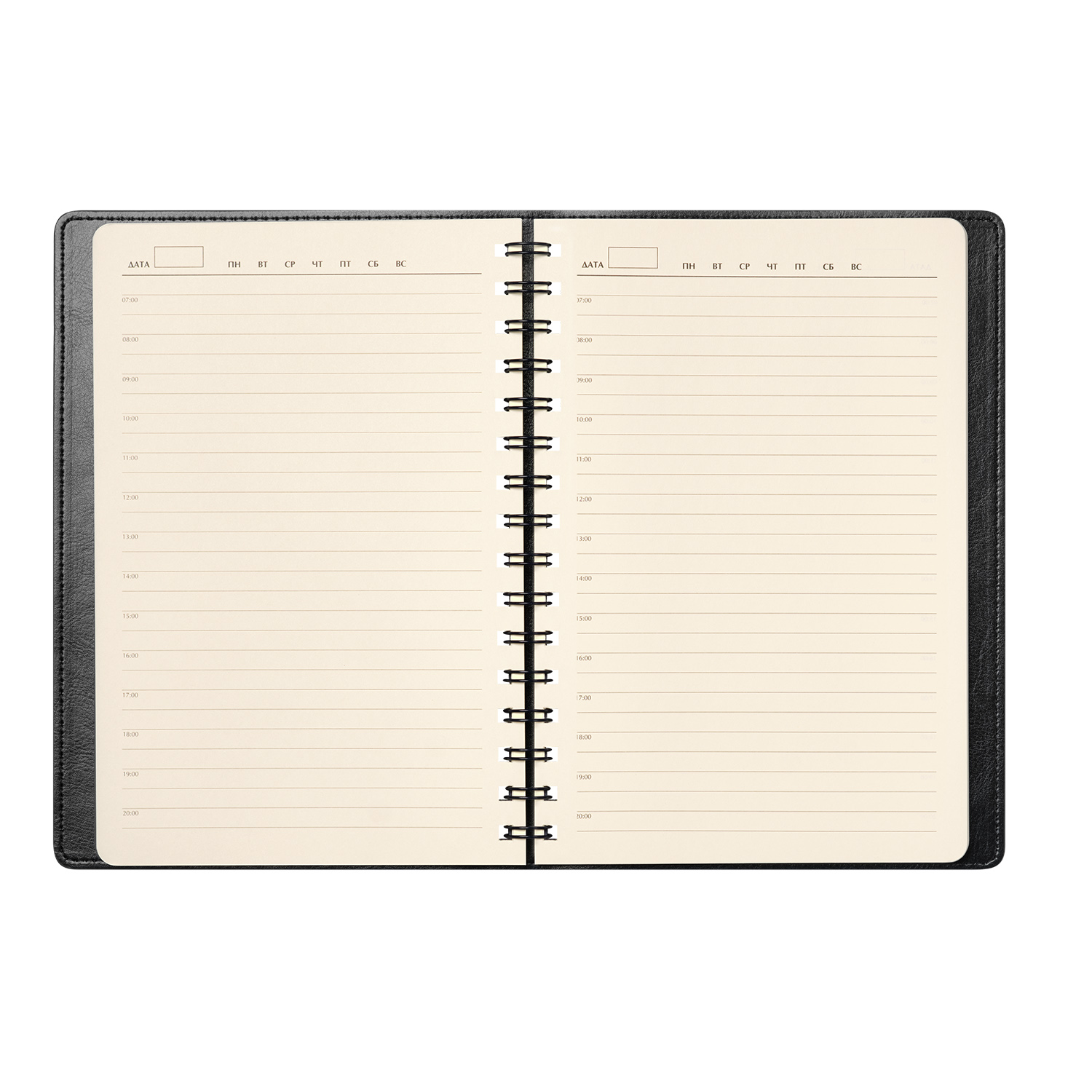 Ежедневник Виста Нео (Vista Neo) недатированный, черный