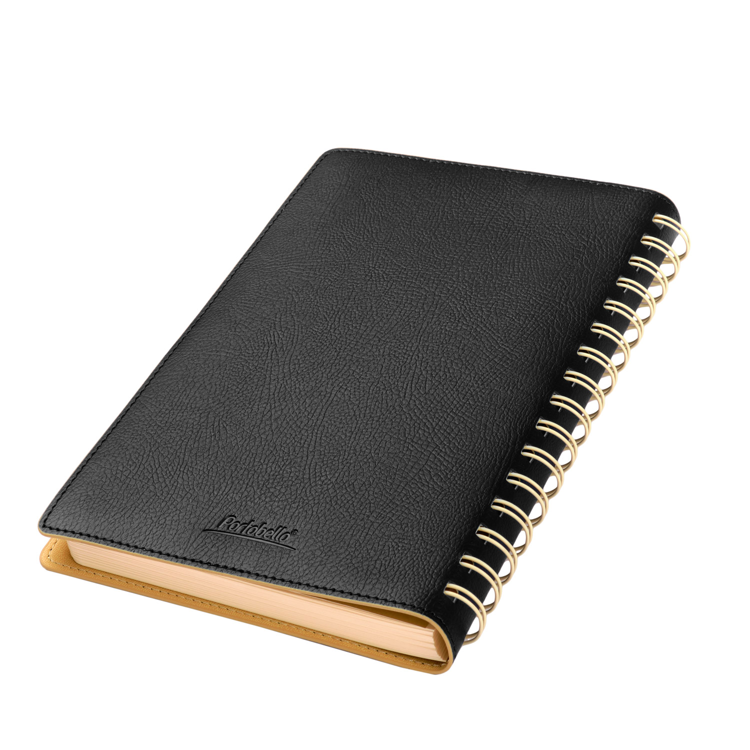 Ежедневник Виста (Vista) недатированный, черный/бежевый