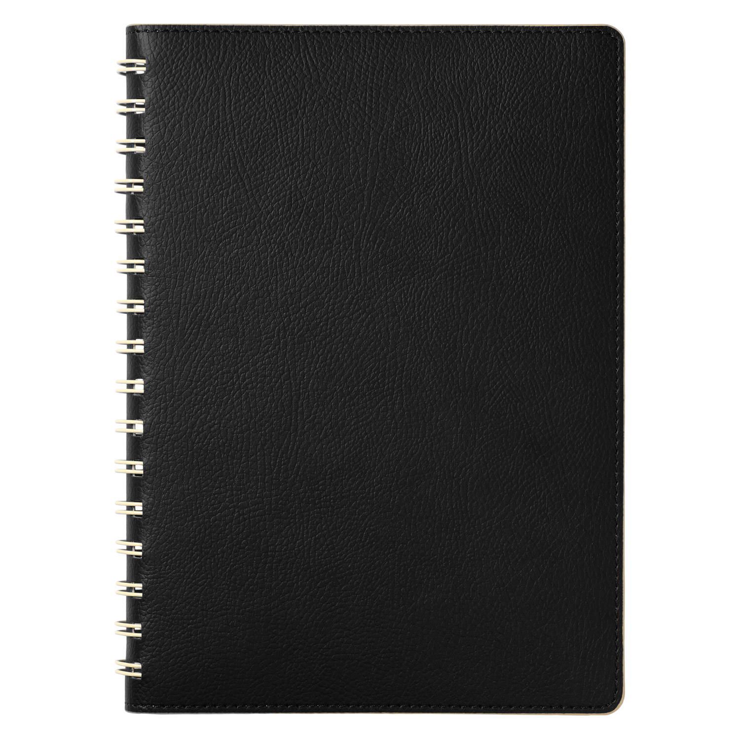 Ежедневник Виста (Vista) недатированный, черный/бежевый