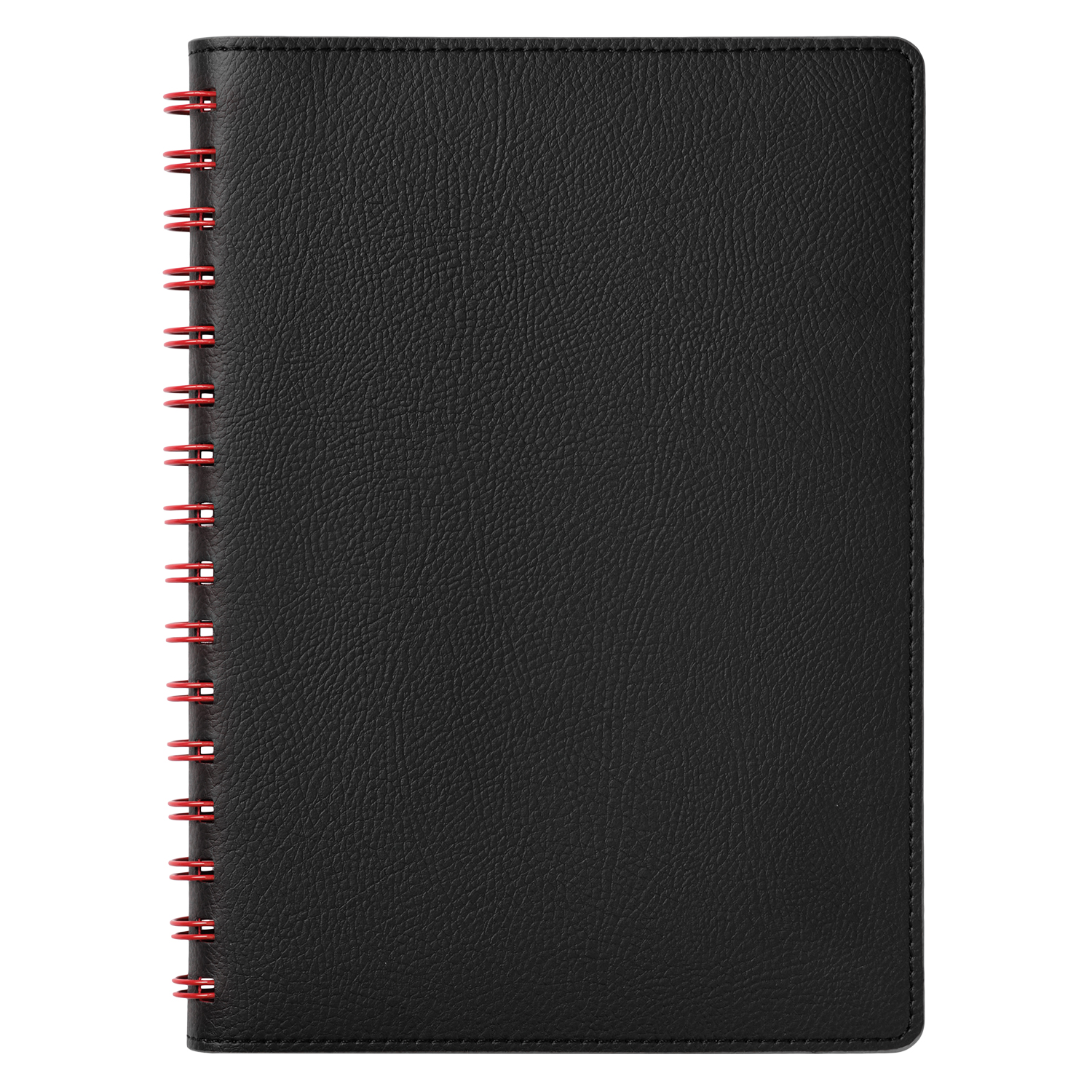 Ежедневник Виста (Vista) недатированный, черный/красный