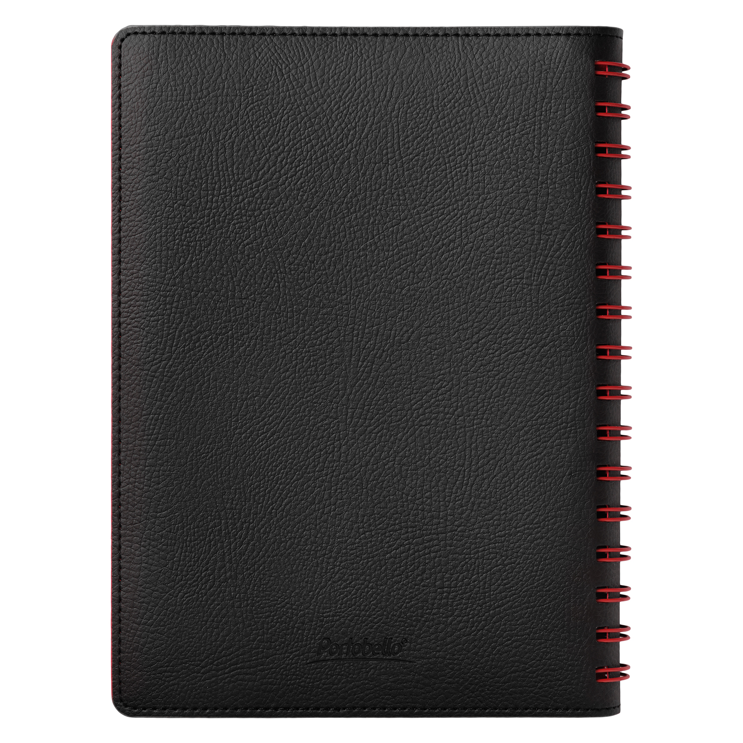 Ежедневник Виста (Vista) недатированный, черный/красный