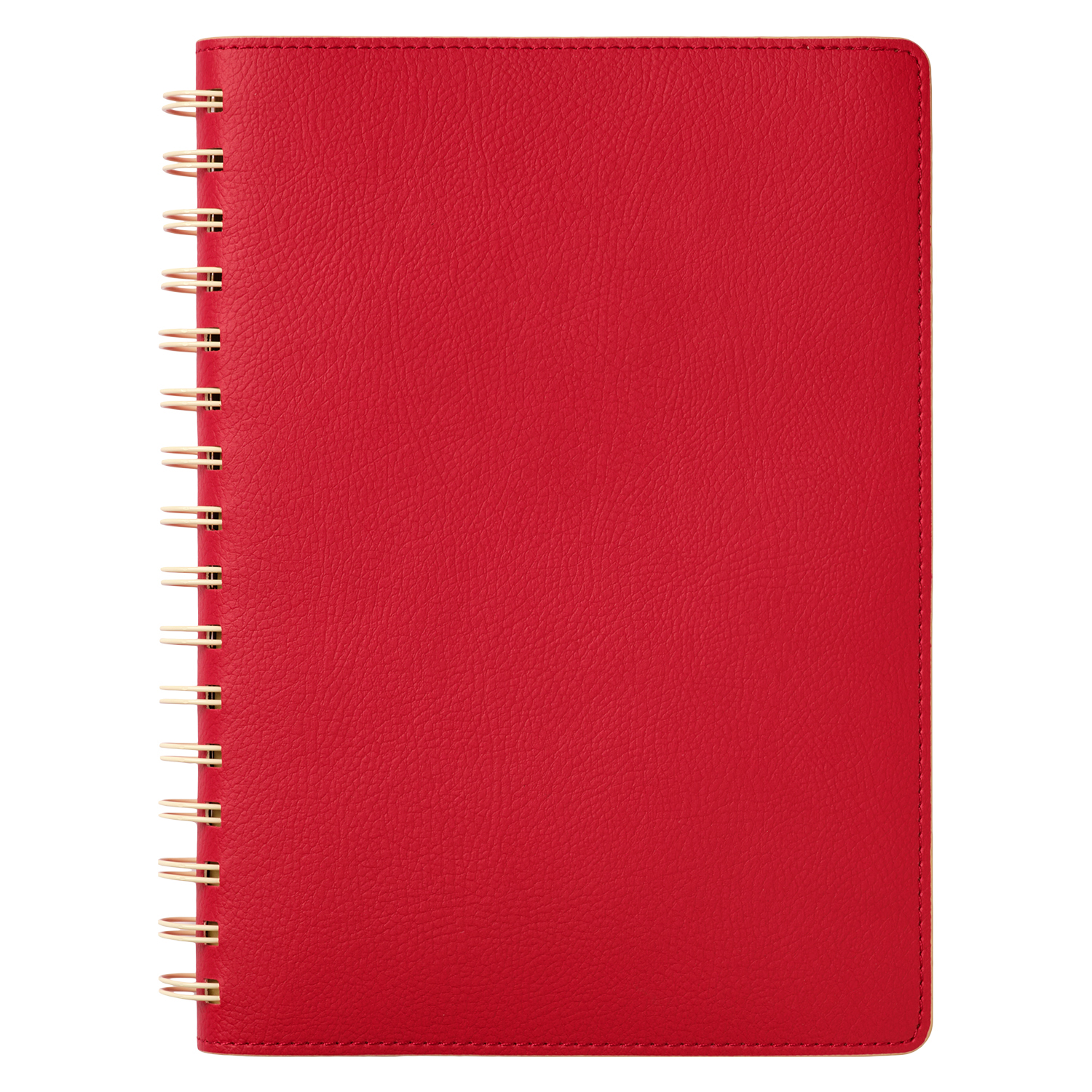 Ежедневник Виста (Vista) недатированный, красный/бежевый