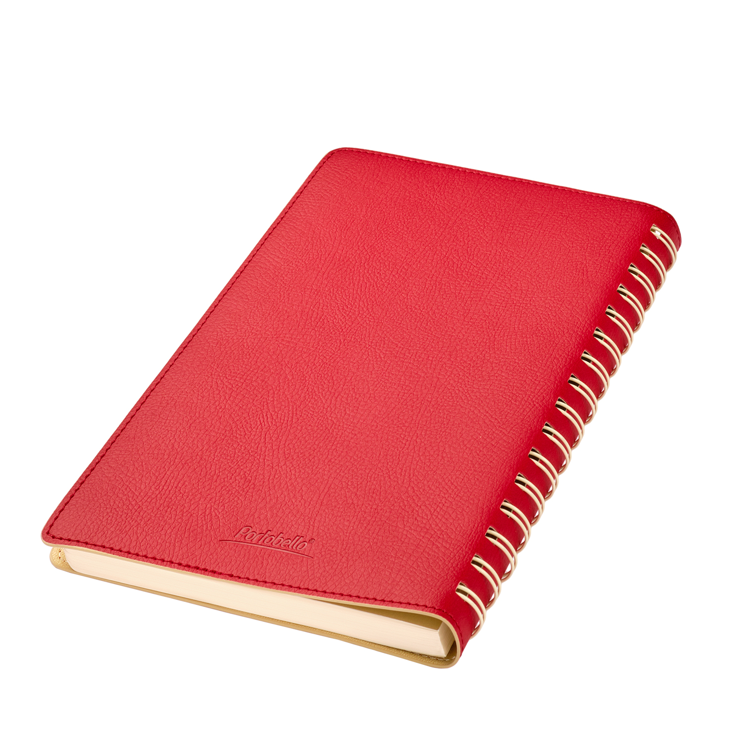 Ежедневник Виста (Vista) недатированный, красный/бежевый