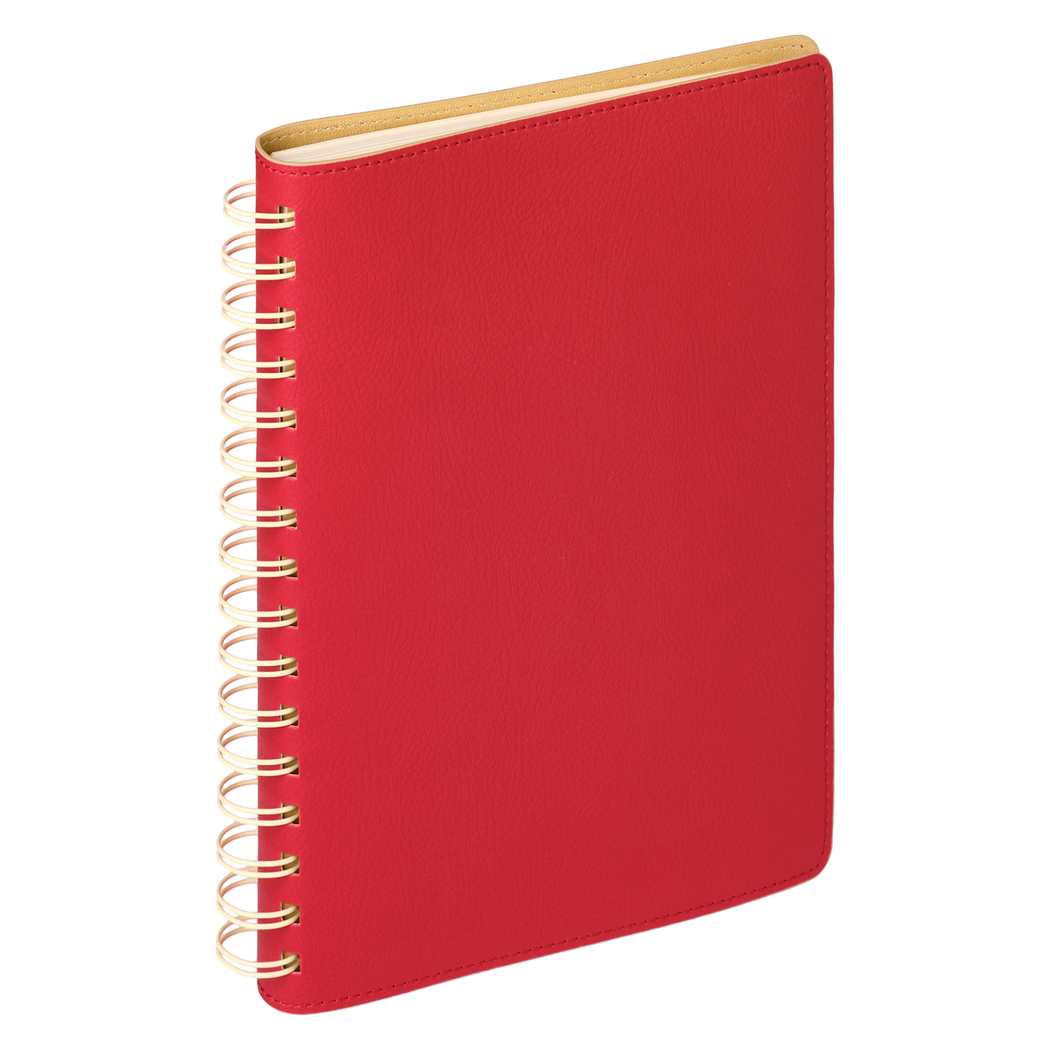 Ежедневник Виста (Vista) недатированный, красный/бежевый