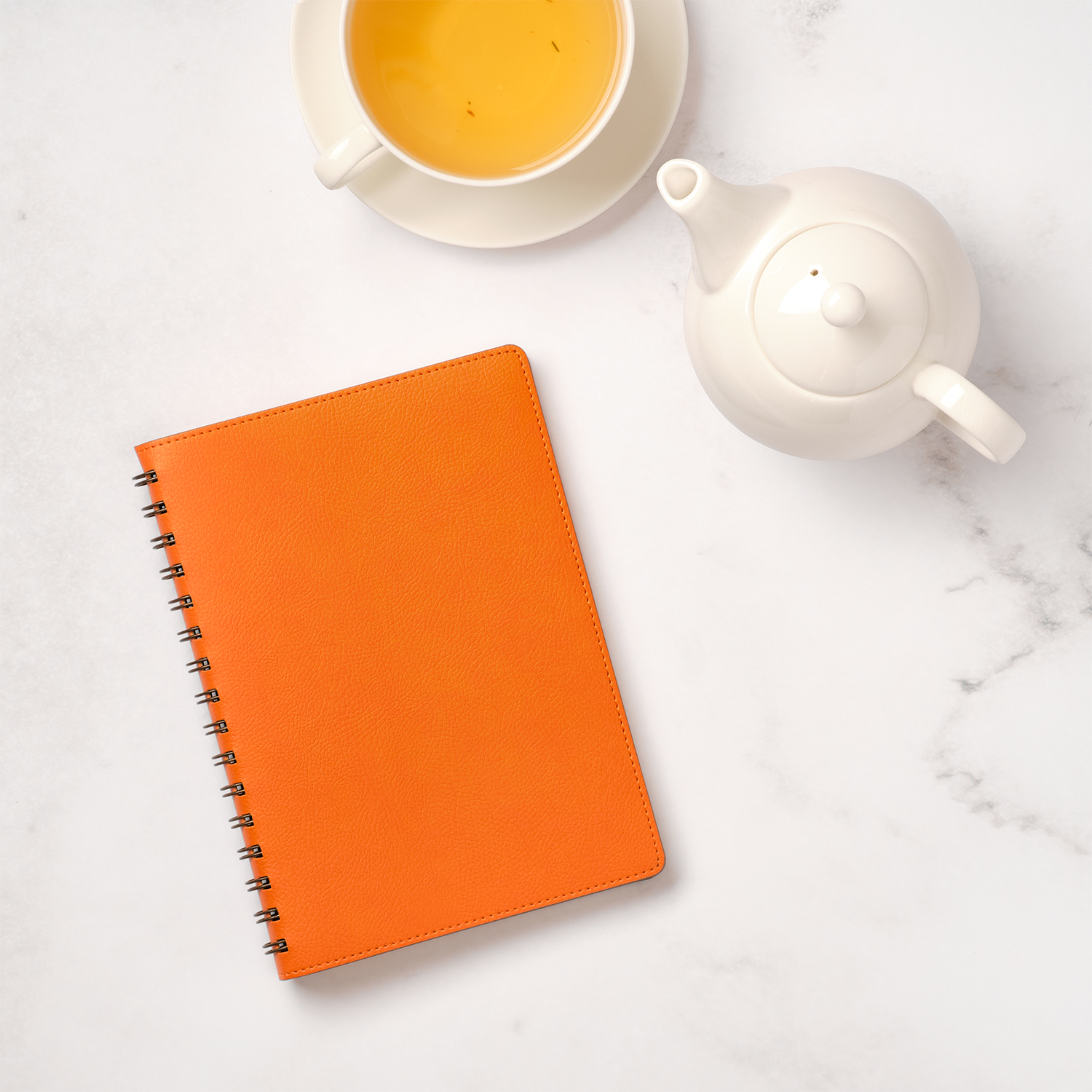 Ежедневник Виста (Vista) недатированный, оранжевый/коричневый