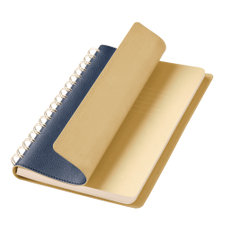 Ежедневник Виста (Vista) недатированный, синий/бежевый