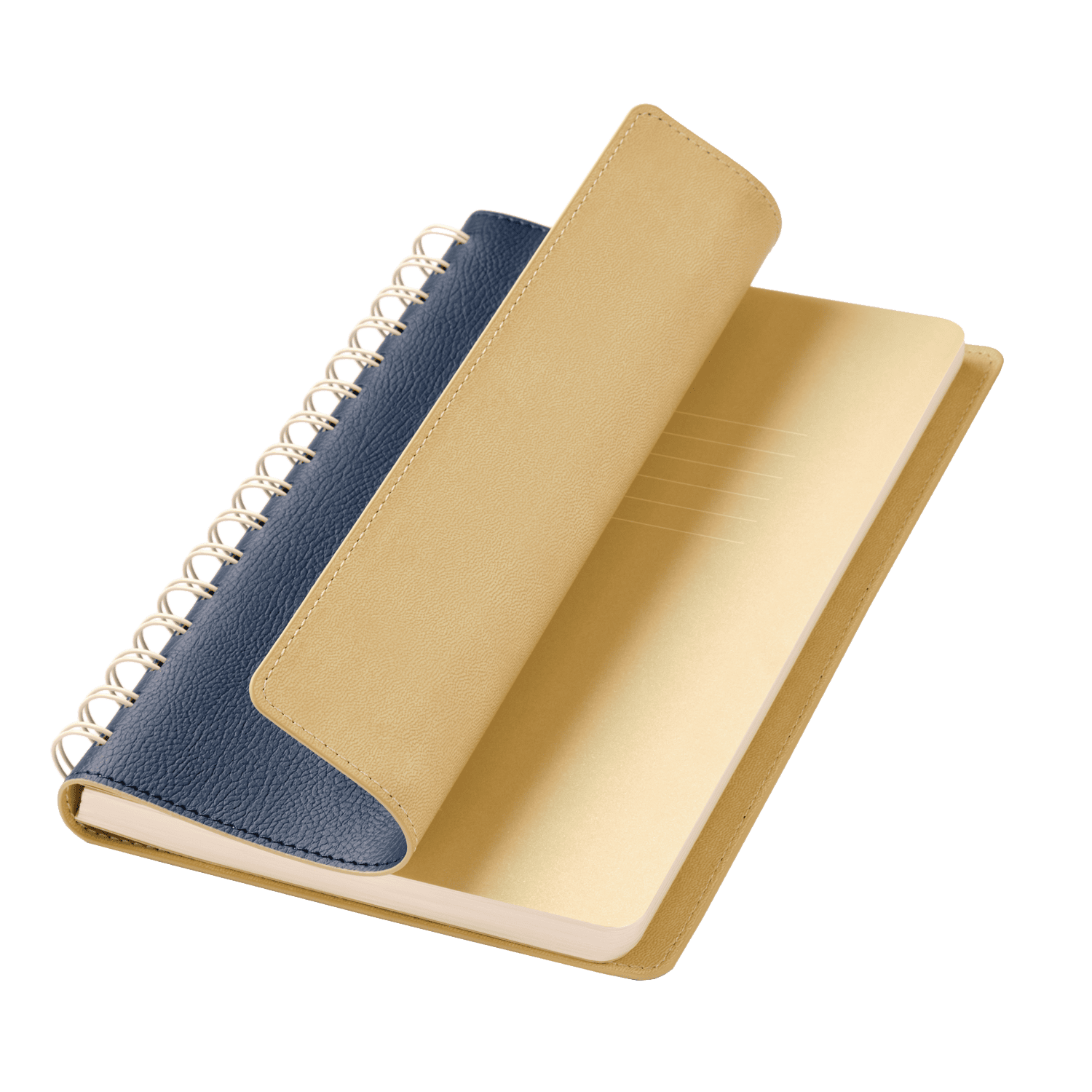 Ежедневник Виста (Vista) недатированный, синий/бежевый