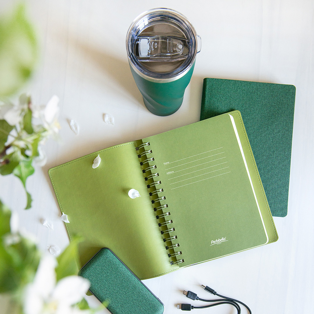 Ежедневник Виста (Vista) недатированный, зеленый/салатовый