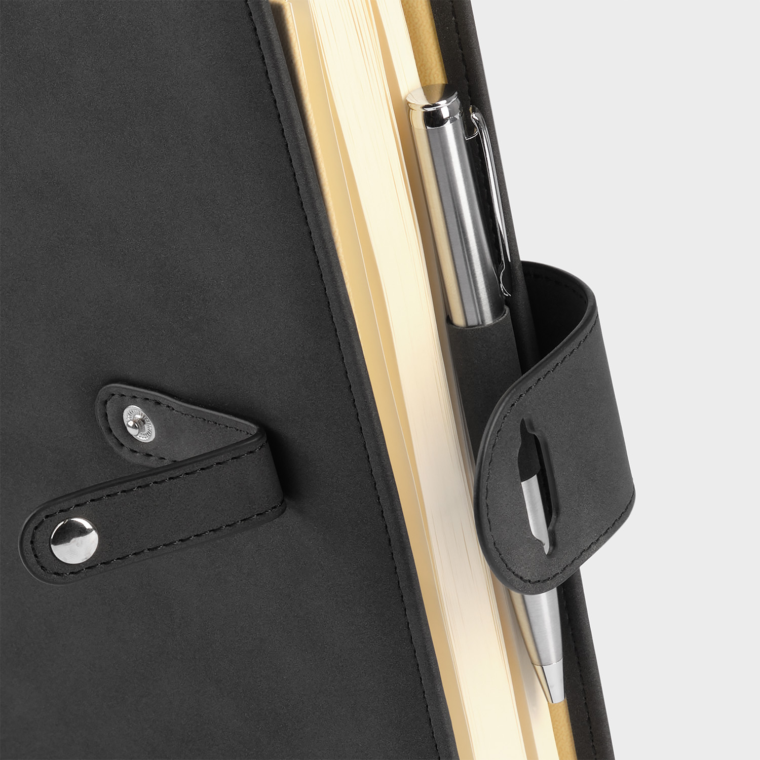 Ежедневник-портфолио Пассаж (Passage NEO) недатированный в подарочной коробке, черный