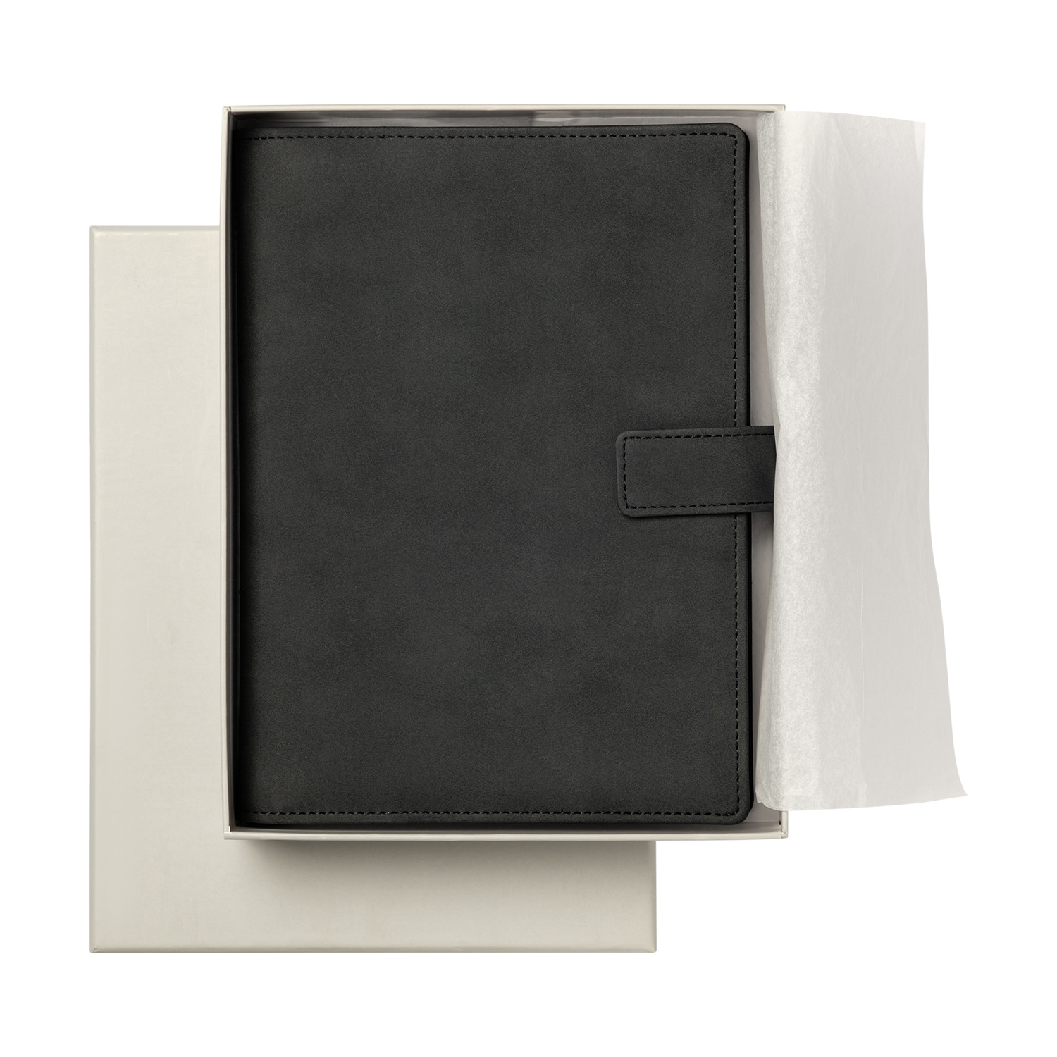 Ежедневник-портфолио Роял (Royal NEO) недатированный в подарочной коробке, черный