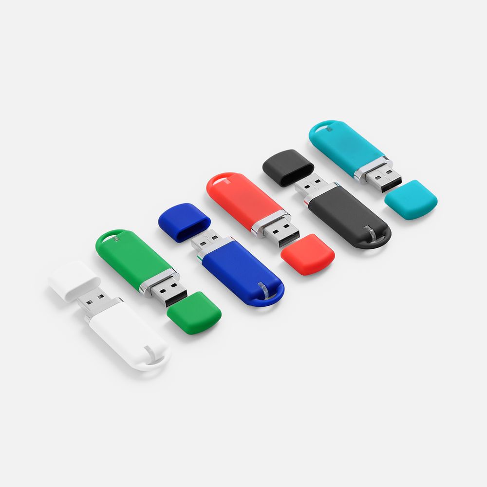 Флешка Memo, 16 Гб, белая