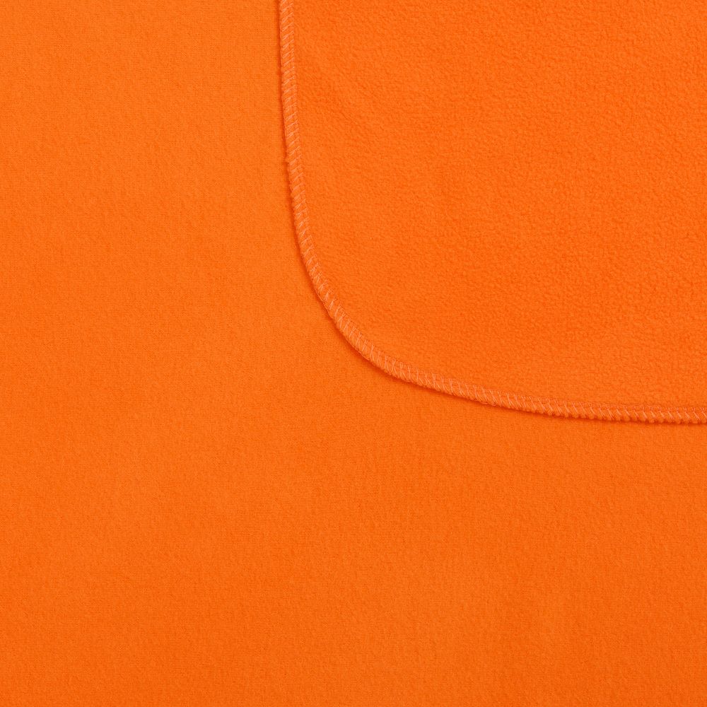 Флисовый плед Warm&Peace, оранжевый