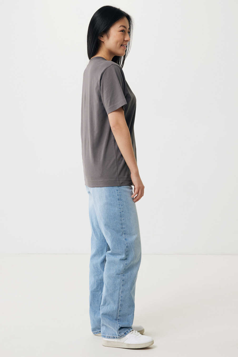 Футболка Iqoniq Kakadu из переработанного хлопка, свободный крой, унисекс, 180 г/м²