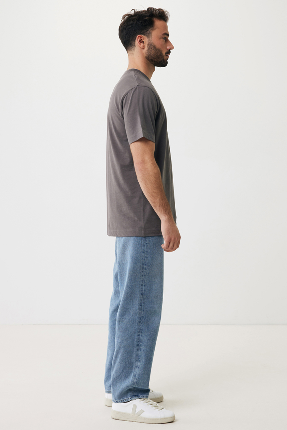 Футболка Iqoniq Kakadu из переработанного хлопка, свободный крой, унисекс, 180 г/м²