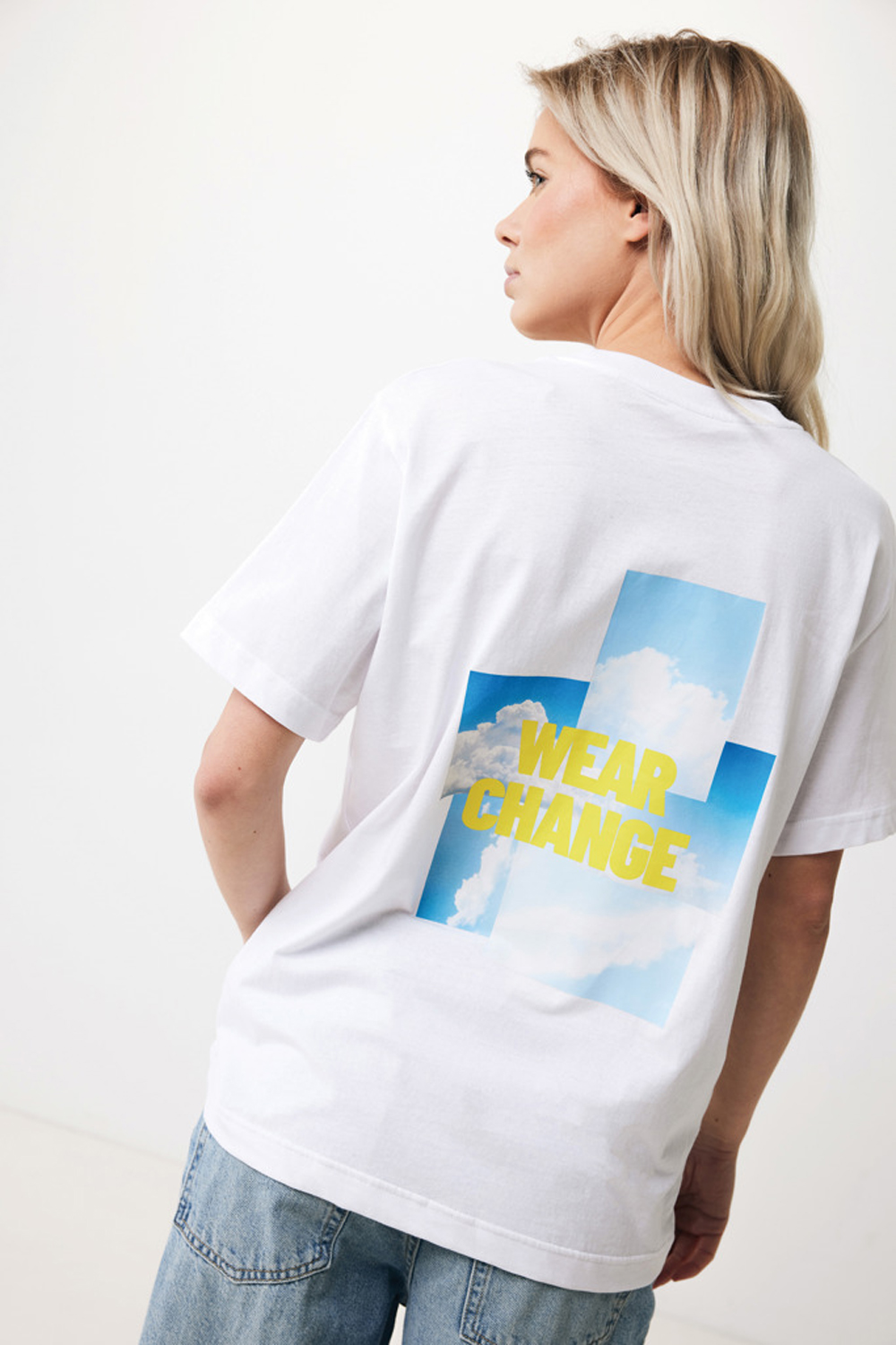 Футболка Iqoniq Kakadu из переработанного хлопка, свободный крой, унисекс, 180 г/м²