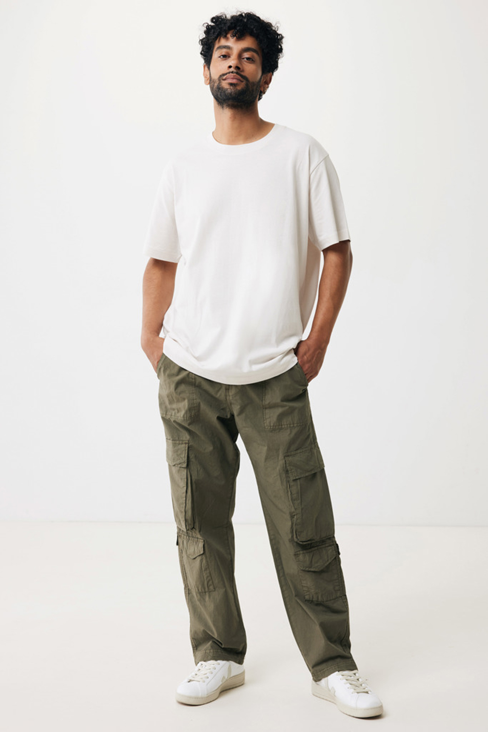 Футболка Iqoniq Kakadu из переработанного хлопка, свободный крой, унисекс, 180 г/м²