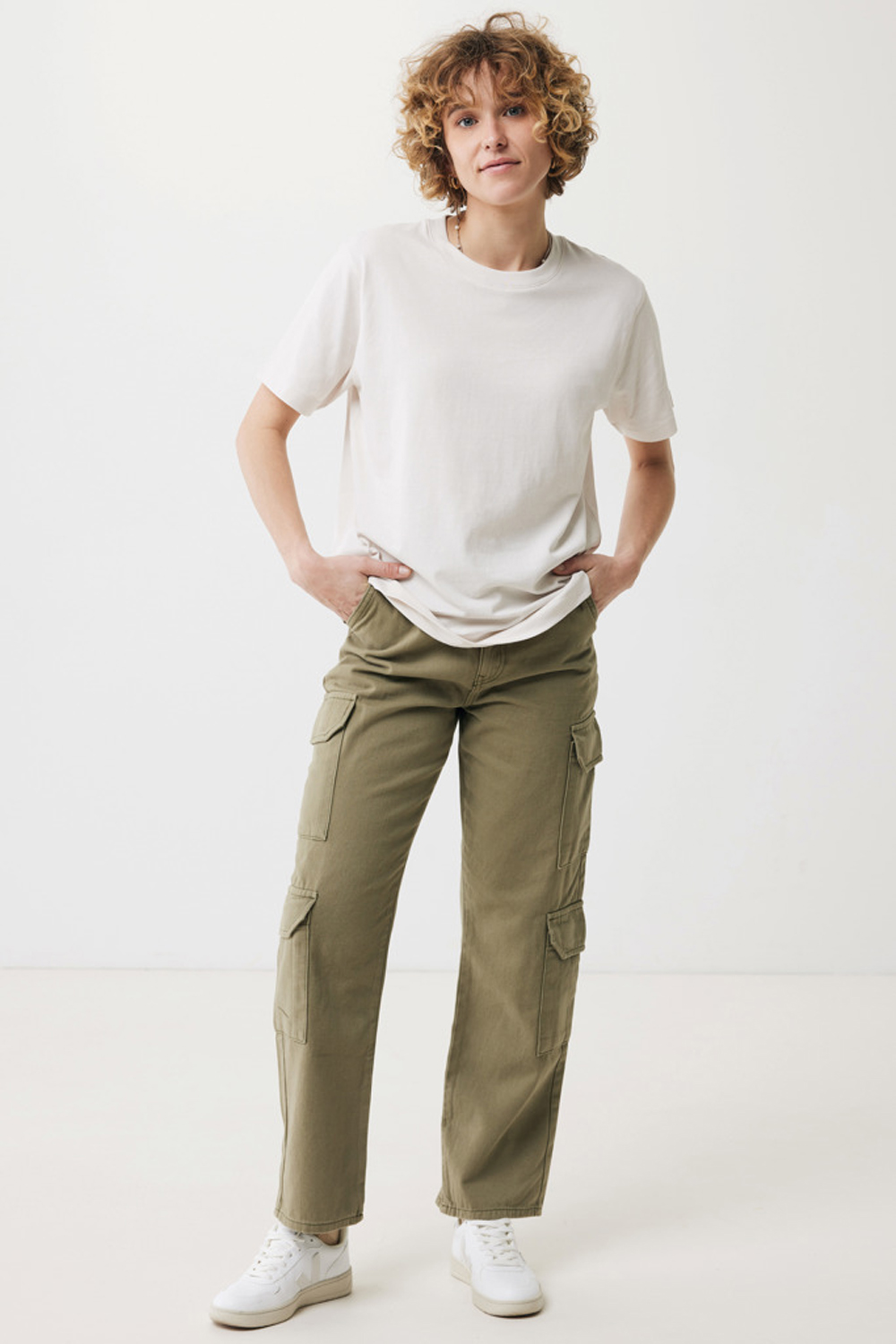 Футболка Iqoniq Kakadu из переработанного хлопка, свободный крой, унисекс, 180 г/м²