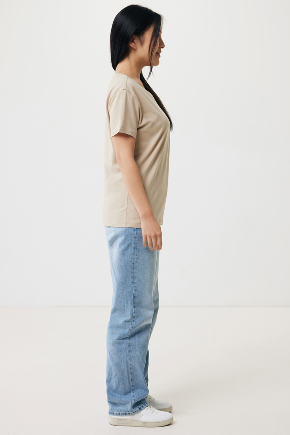 Футболка Iqoniq Yala из переработанного хлопка, женская, 160 г/м²